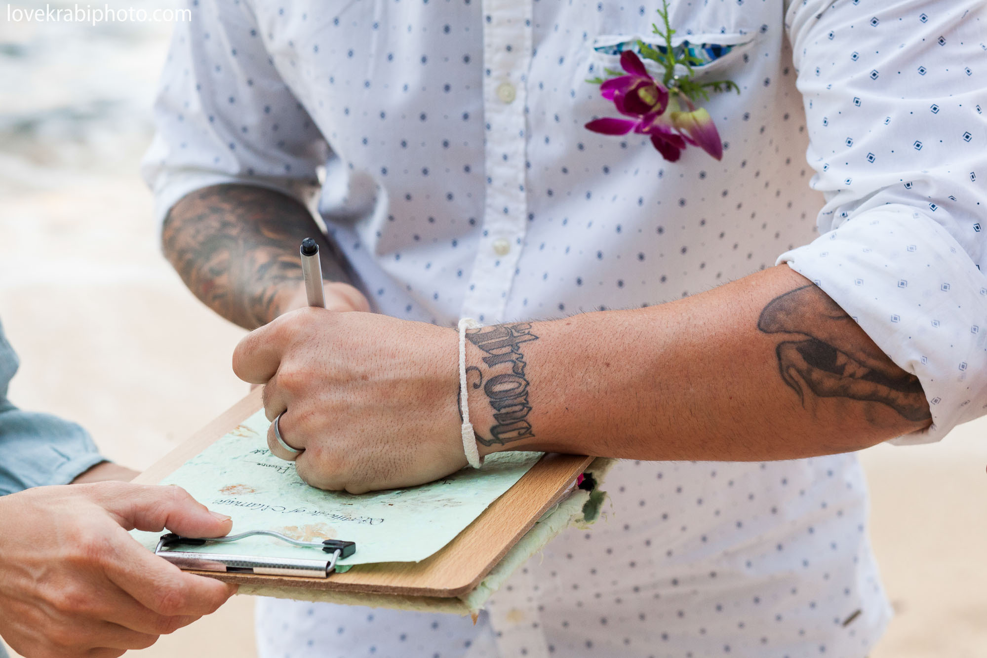 Wedding Vows Set Up in Krabi and Koh Lanta. Photography & Events Thailand Krabi
