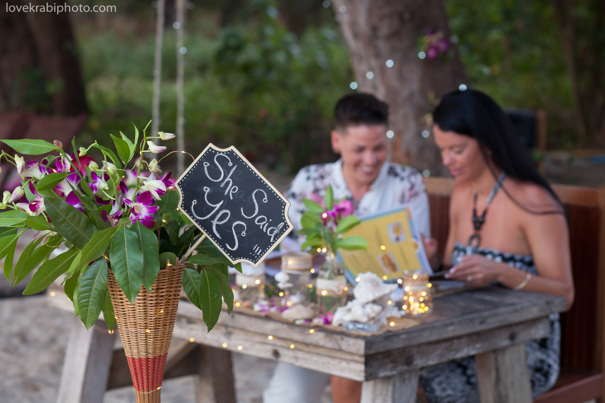 krabi proposal photography, thailand photographer, holiday in thailand, krabi beach, lgbt proposal thailand, lgbt pride krabi, she said yes, krabi ao nang beach, koh lanta photographer