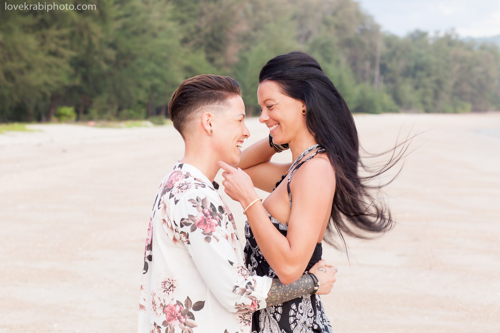 krabi proposal photography, thailand photographer, holiday in thailand, krabi beach, lgbt proposal thailand, lgbt pride krabi, she said yes, krabi ao nang beach, koh lanta photographer