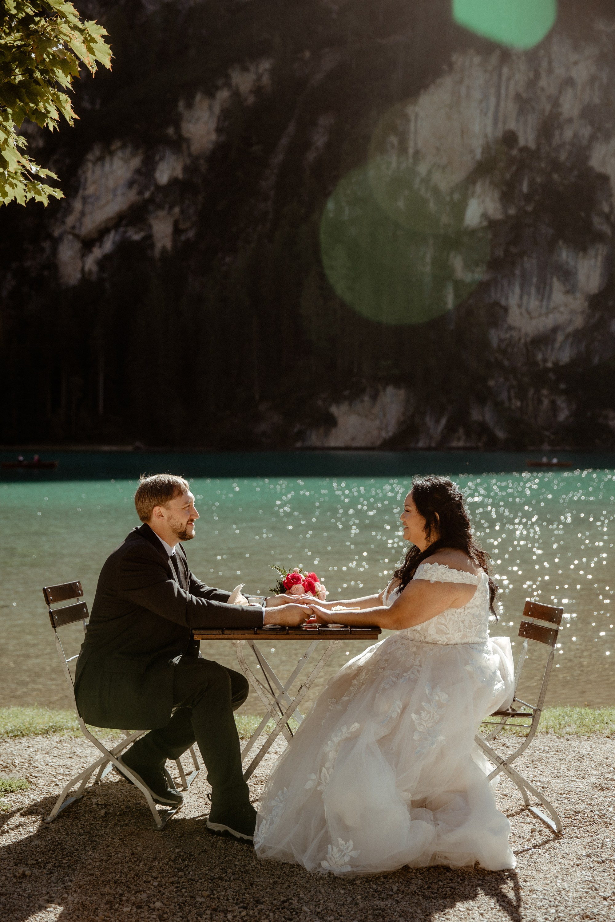 Secret Dolomites elopement at Lago di Braies & Cadini di Misurina | Best place to elope in Italy. Iceland elopement photographer & videographer