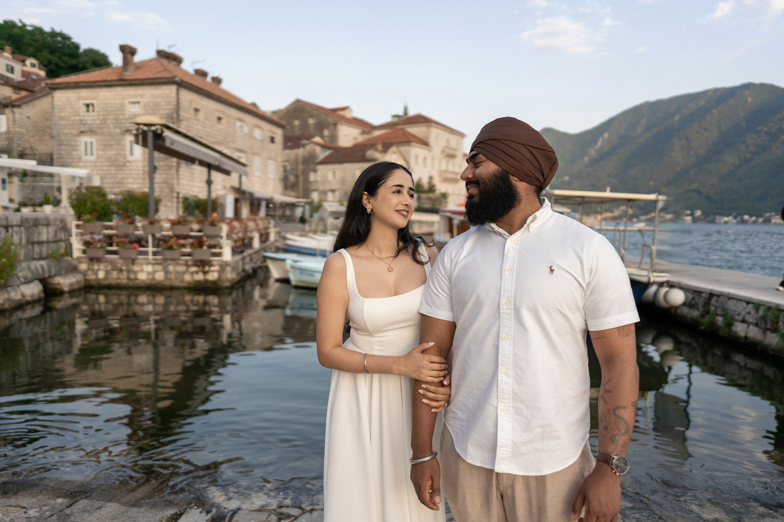 Photographer in Perast Montenegro