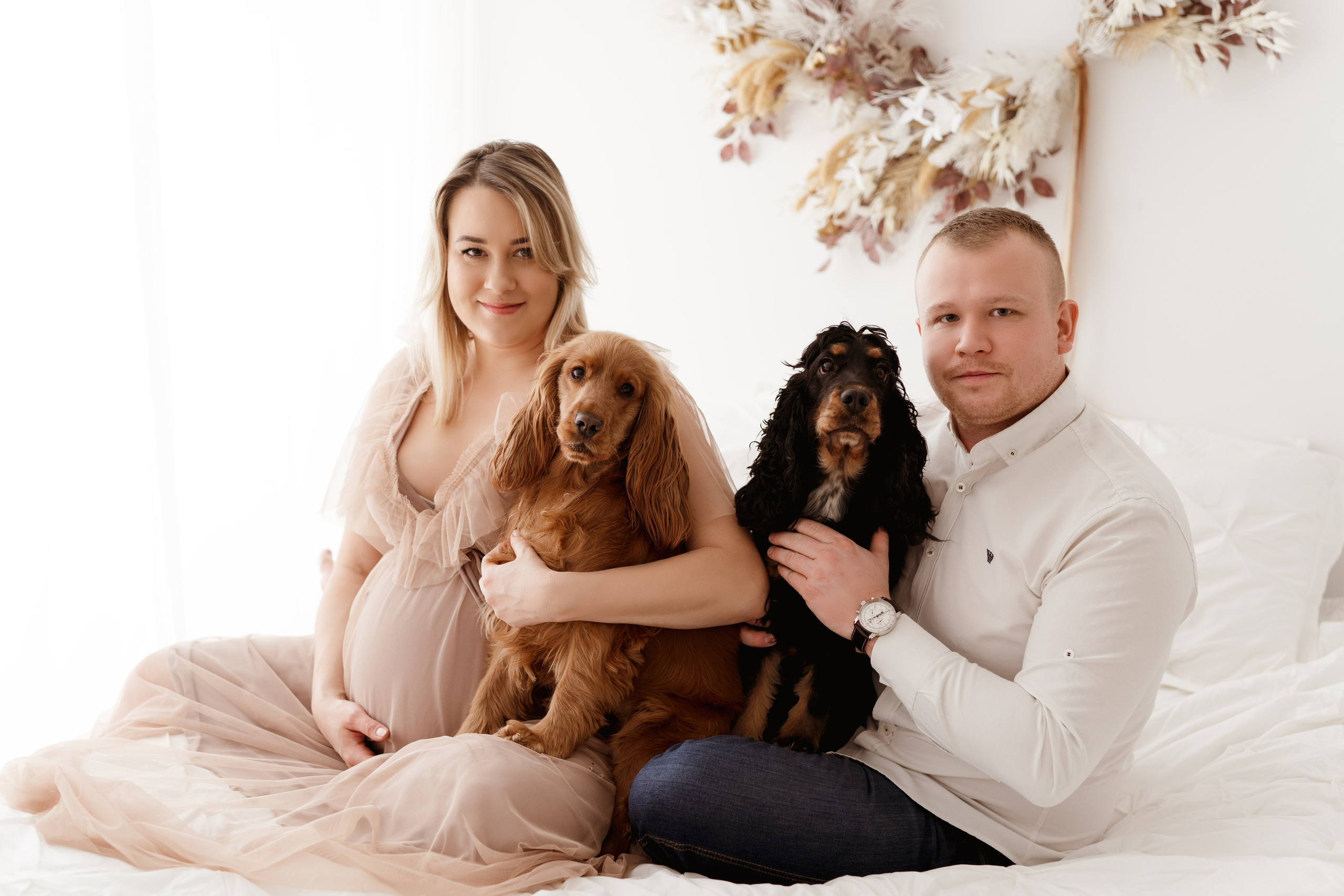 Sesja ciążowa Kasi. Fotograf Łódź - sesja ciążowa, noworodkowa, dziecięca. Studio w Łodzi