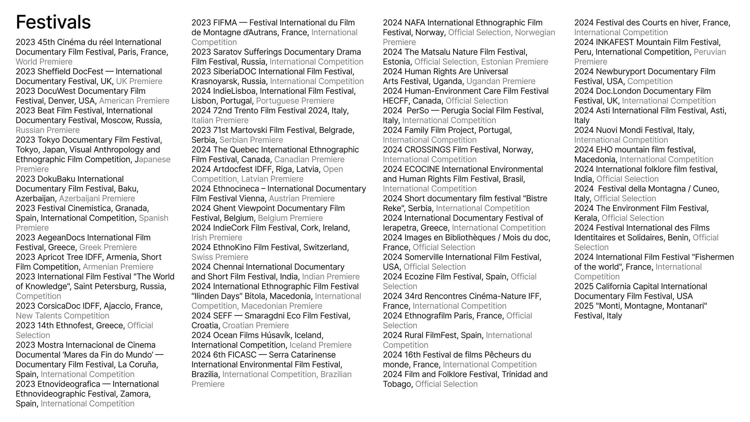 Piblokto. Singularity Film