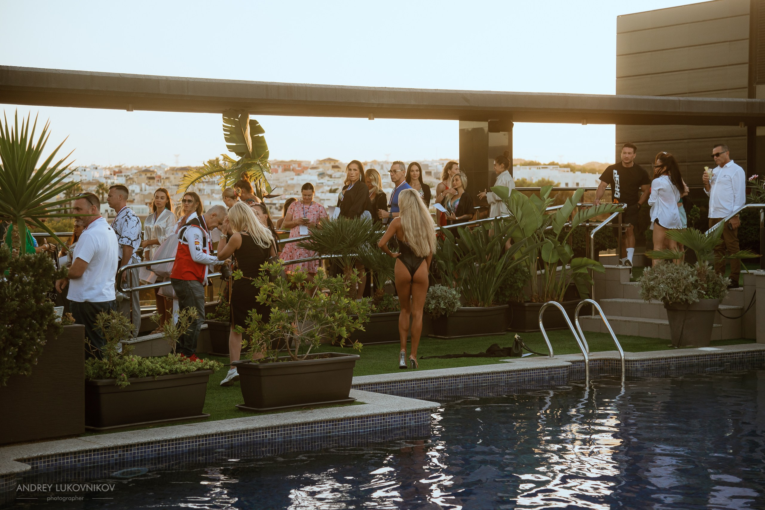 Photoshoot of the IFBB Miss Fit Model Europe 2024 registration in Torrevieja