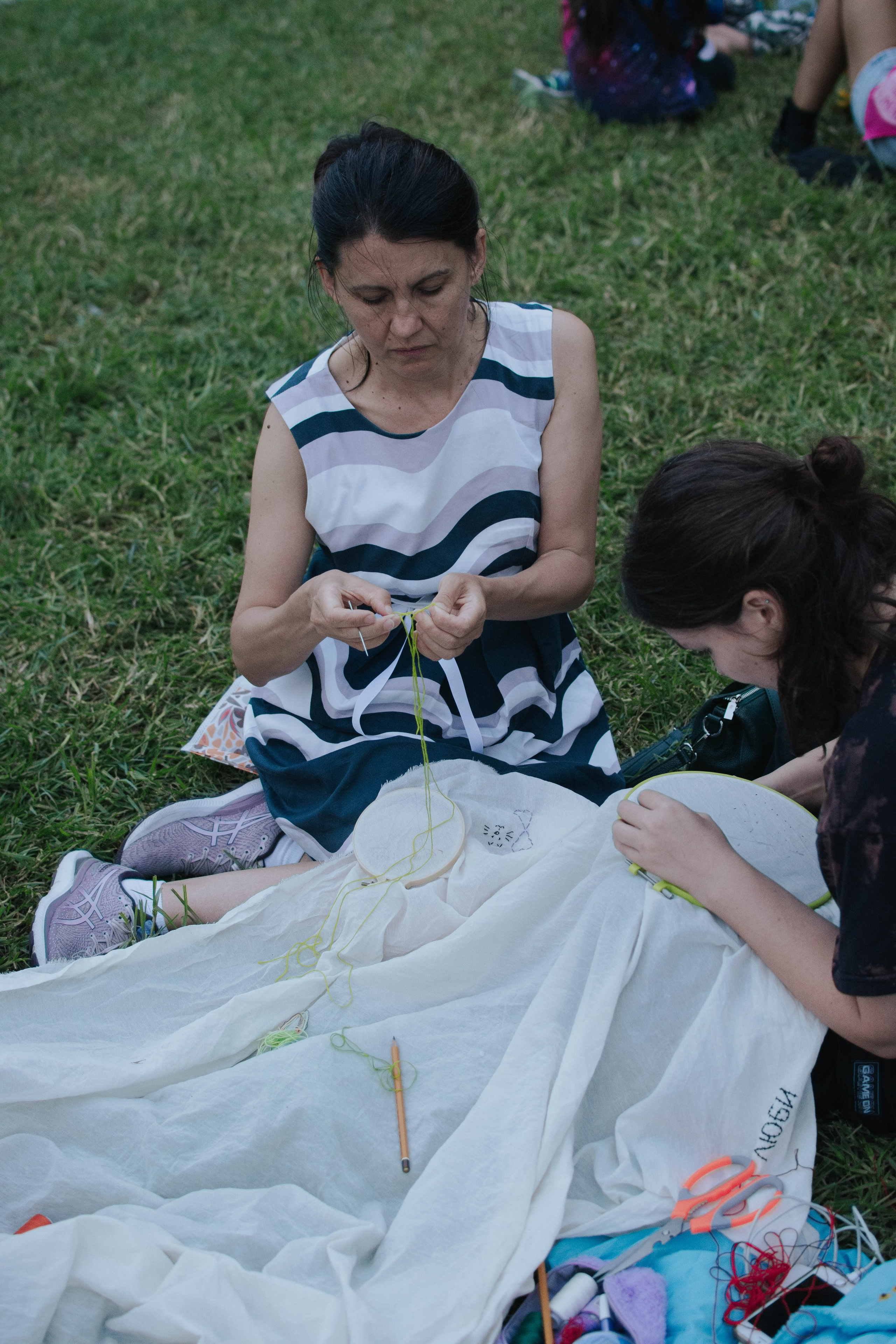 The Women’s March and our embroidery action. Reportage. Buenos Aires. Photographer @elmirkami in the city of Buenos Aires