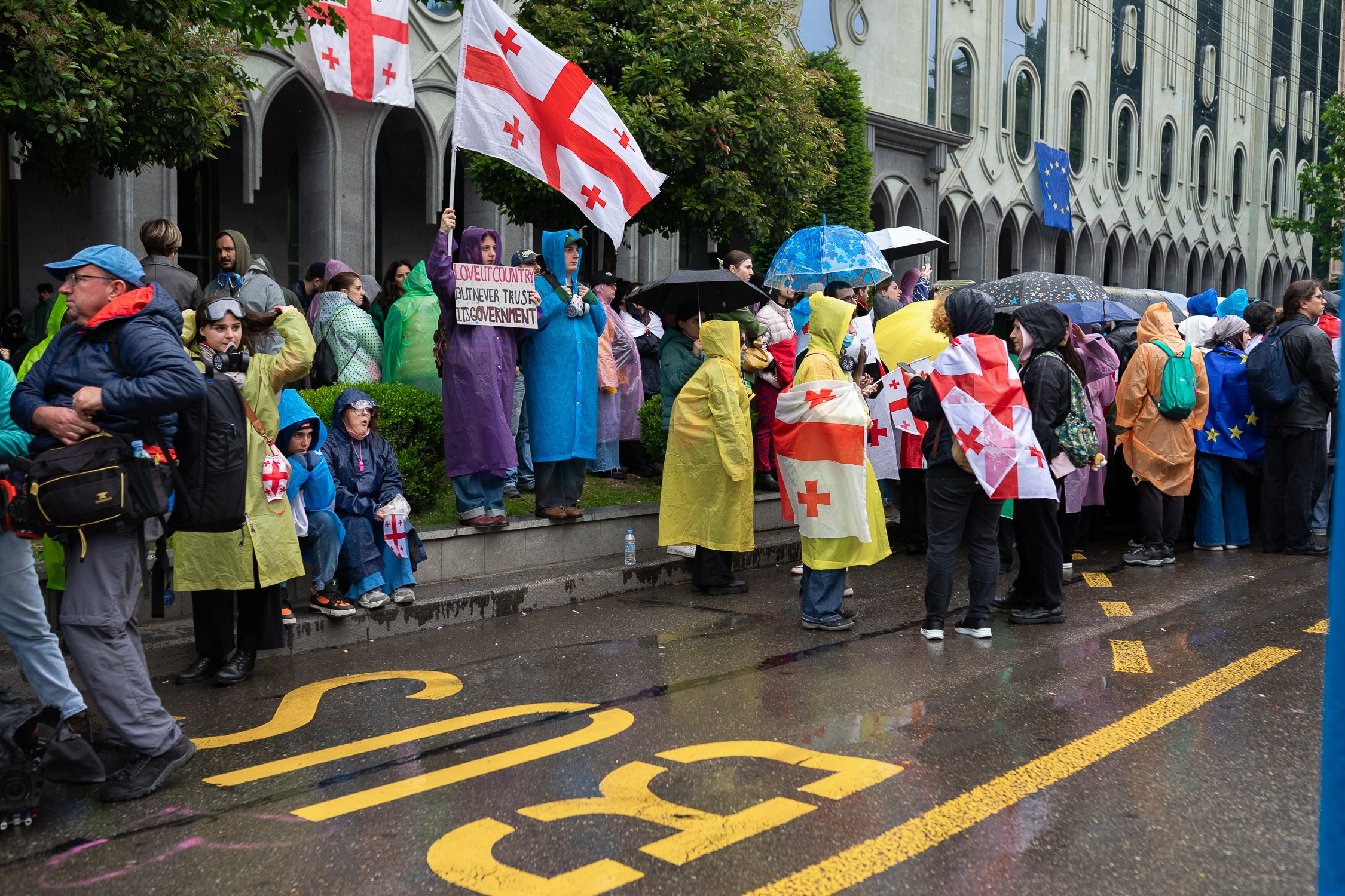 Georgia against «foreign law»/ არა რუსულ კანონს. Visual artist