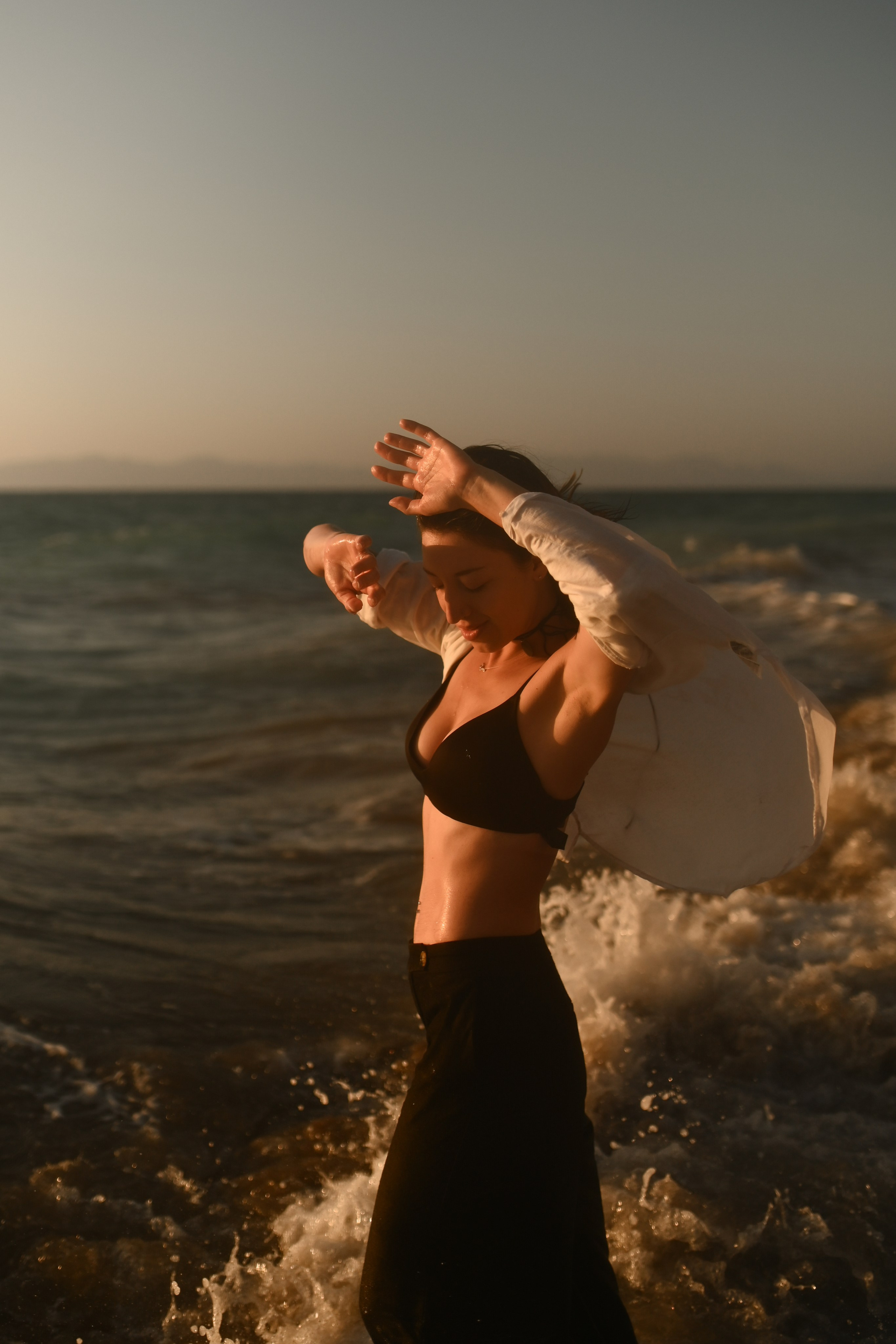Sunset family photoshoot on the beach Rhodes. Photographer in Rhodes Island