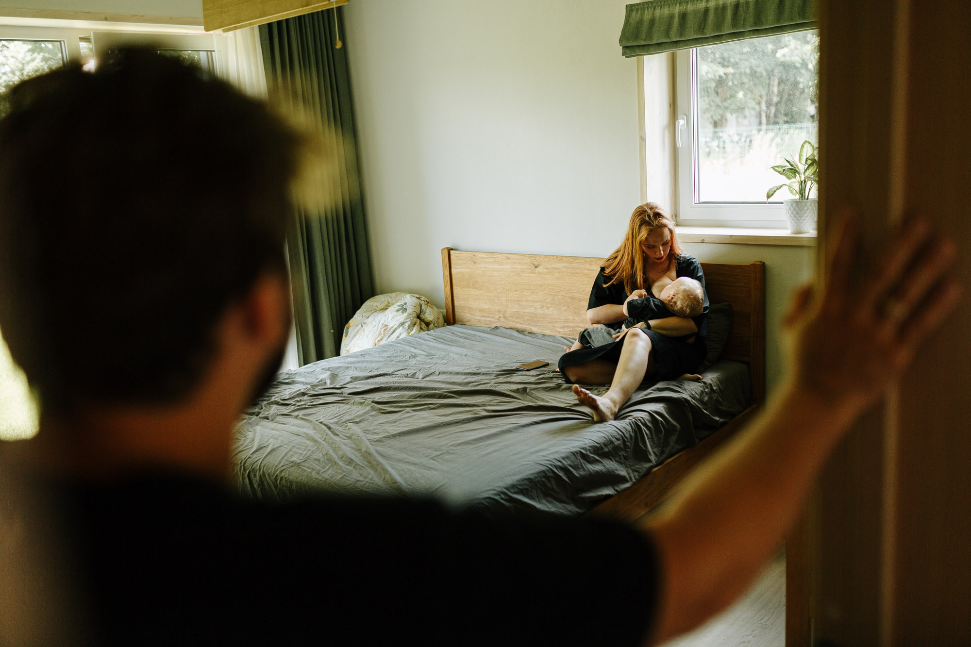 Ģimenes fotosesija savā mājā