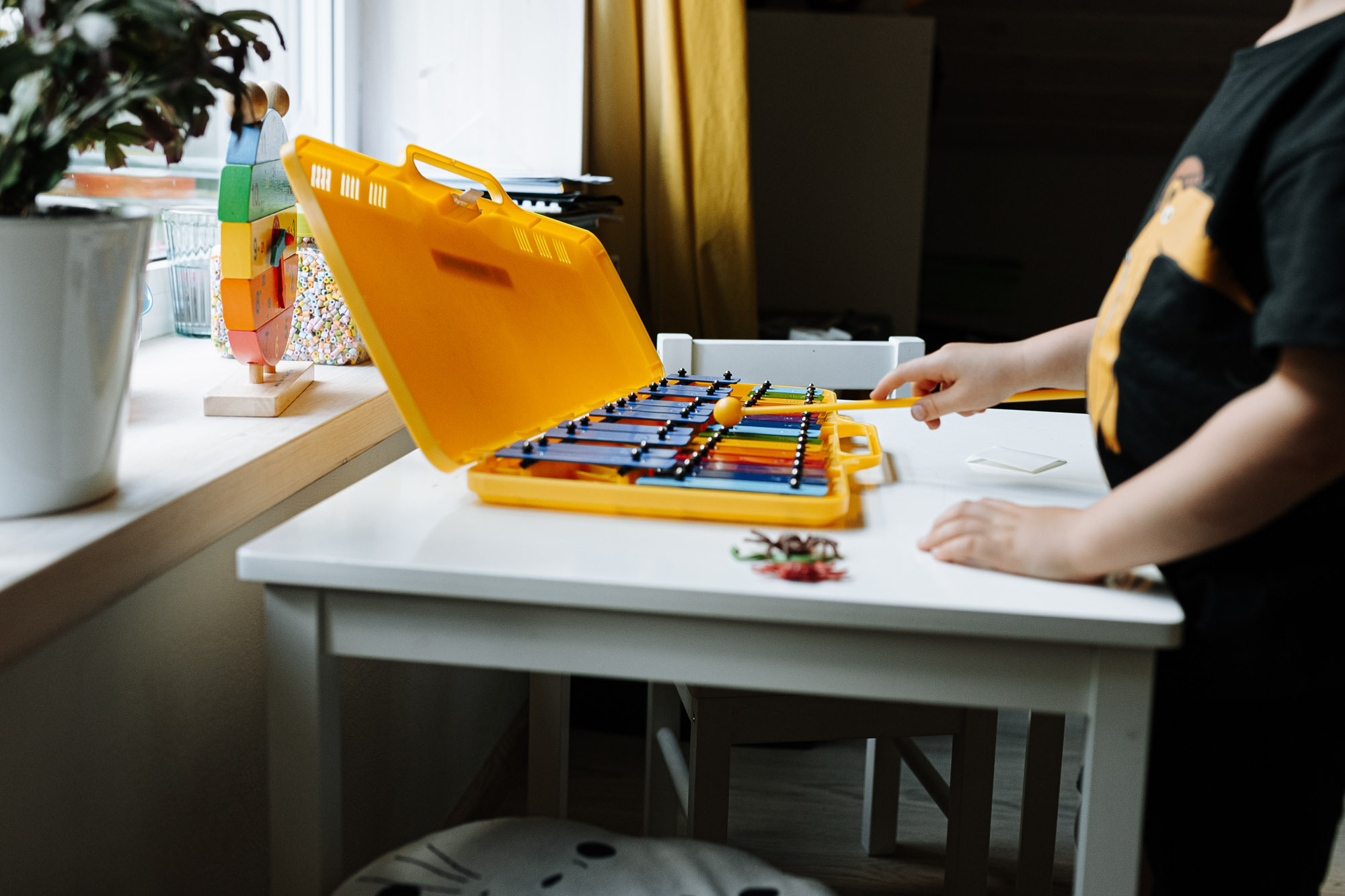 Ģimenes fotosesija savā mājā