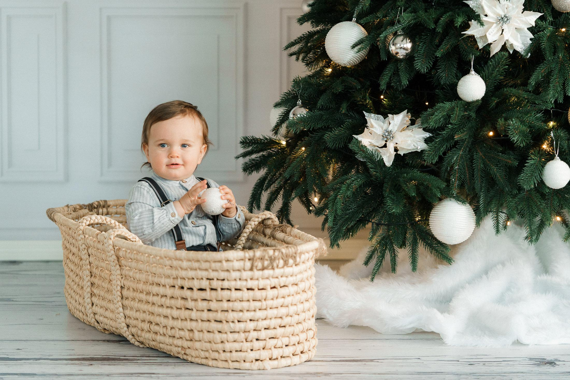 Joulukorttikuvaus asiakkaan kotona