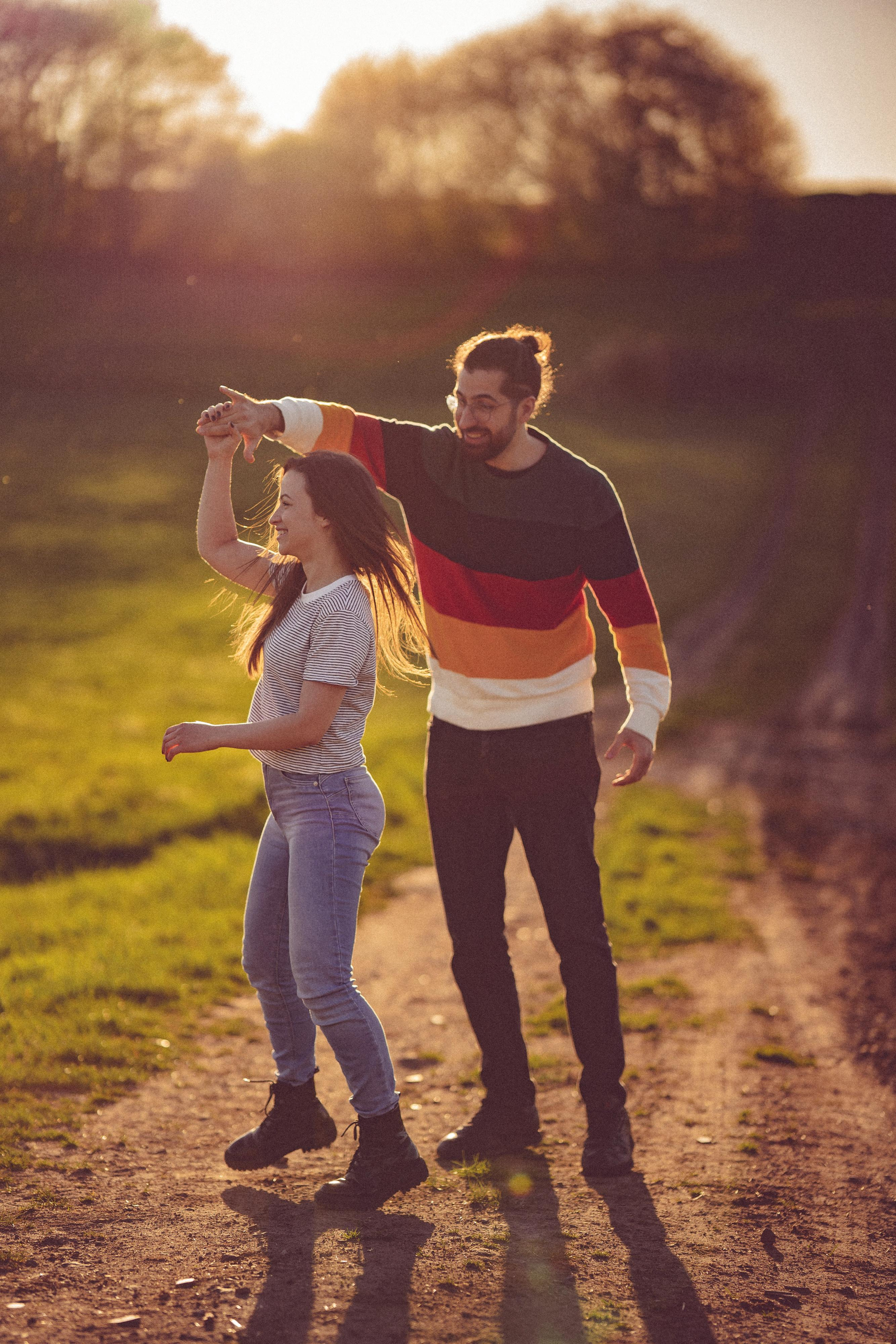 Sunset lovers. Portraitfotografie in Gründau Elena Ohnstedt