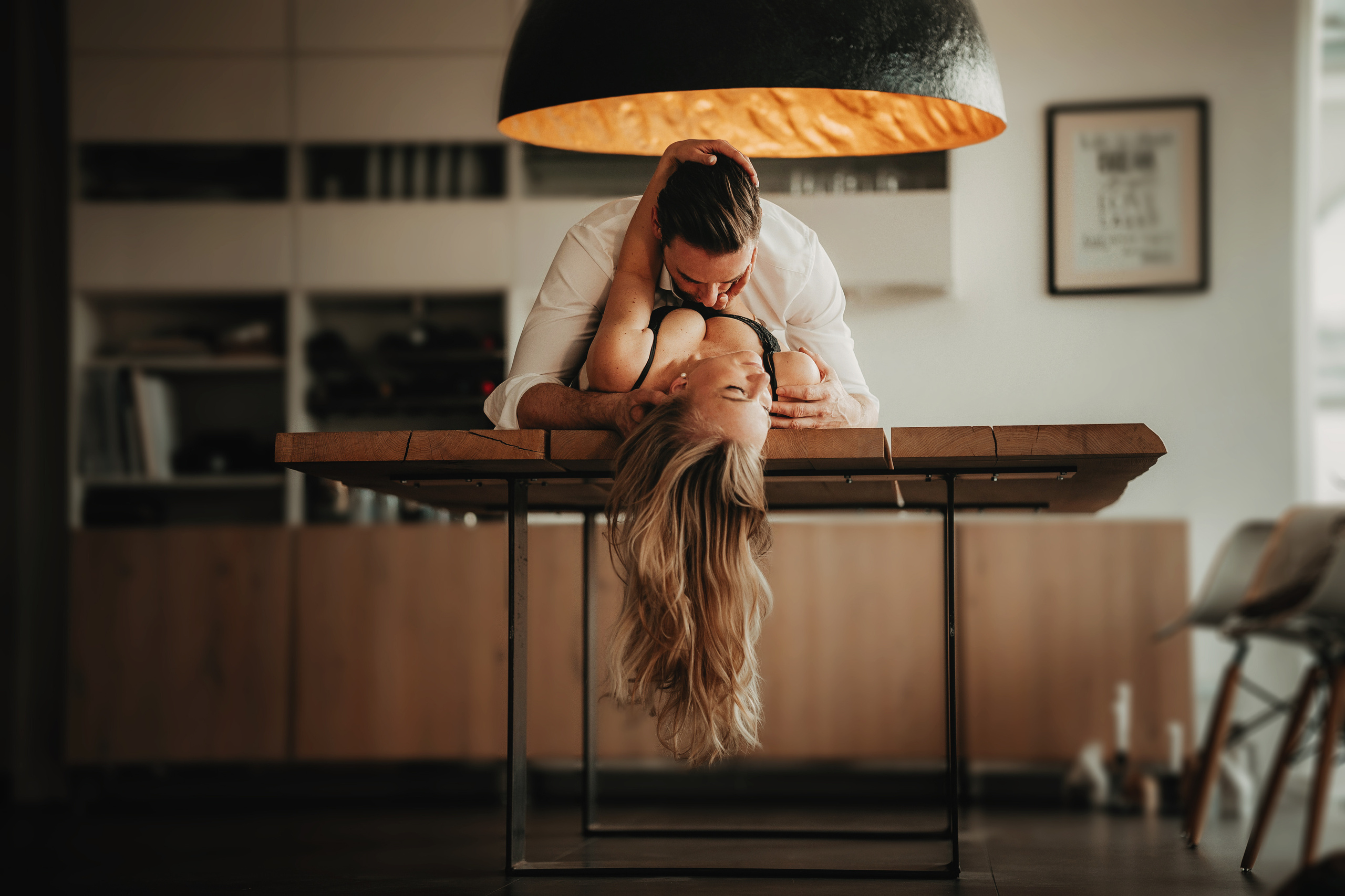 Paarsession at home. Portraitfotografie in Gründau Elena Ohnstedt