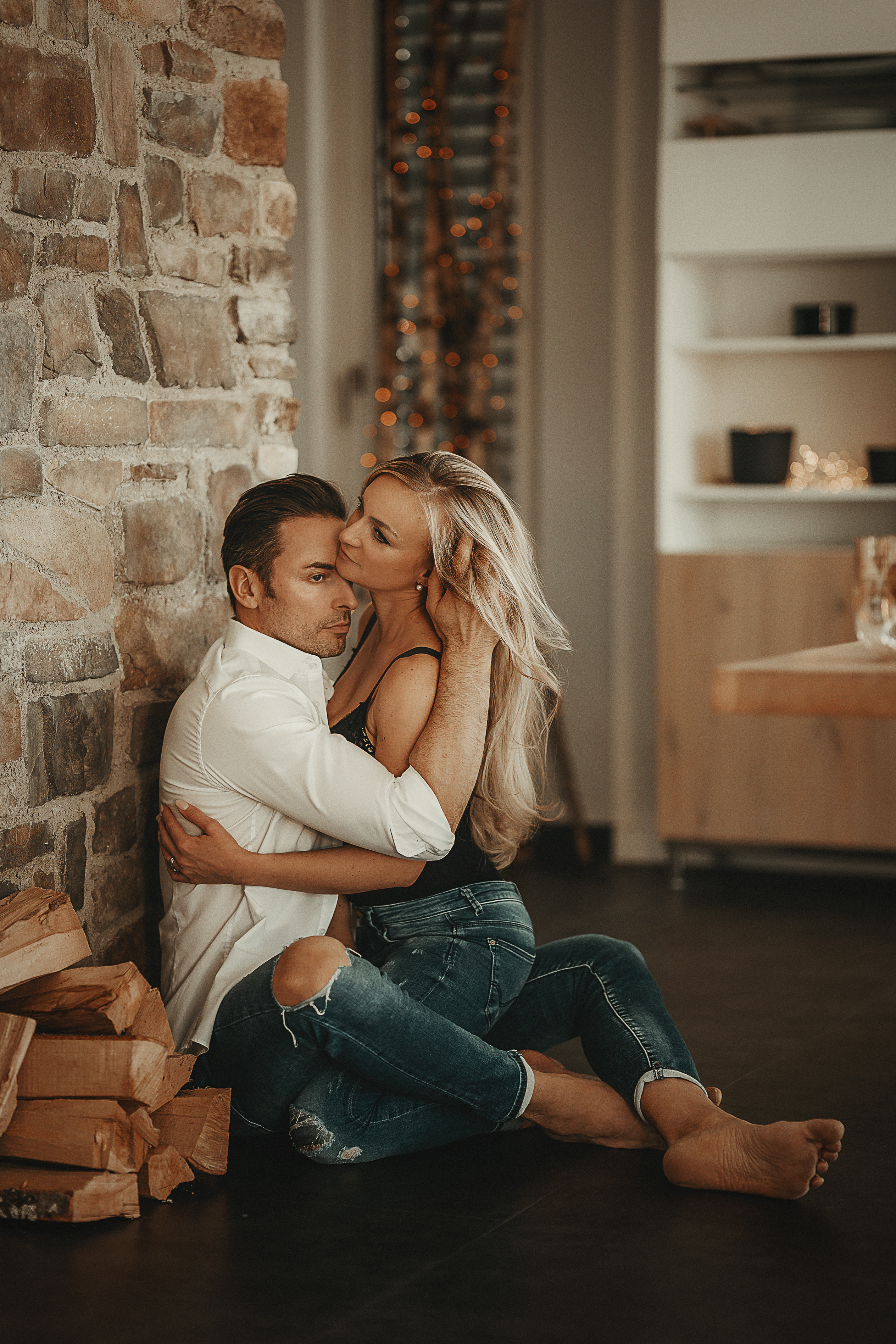 Paarsession at home. Portraitfotografie in Gründau Elena Ohnstedt