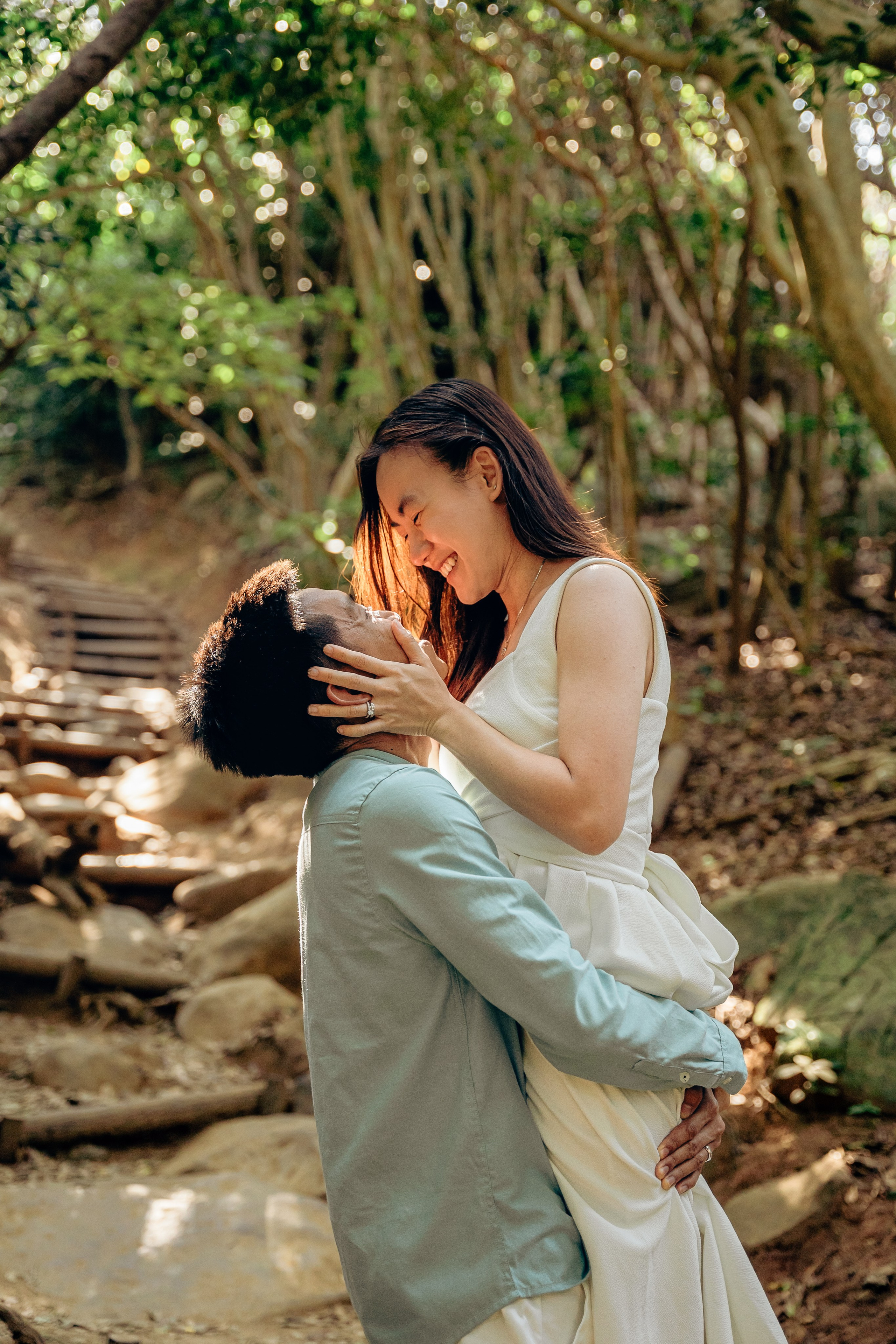 Fukuoka Couple Photoshoot: Roses, Totoro Forest & Sunset Love Story