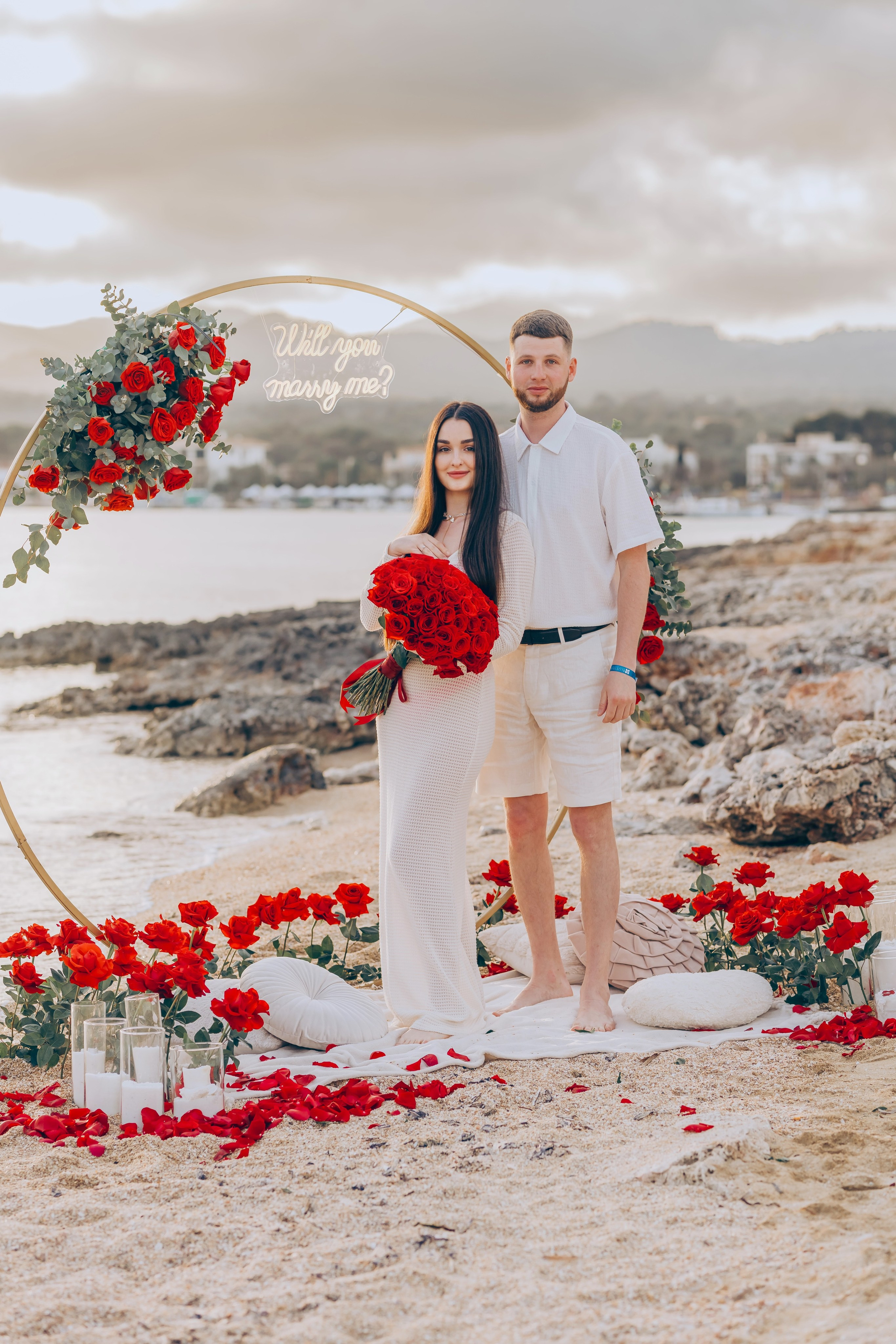 Will you merry me?. Фотограф у Пальма де Майорка