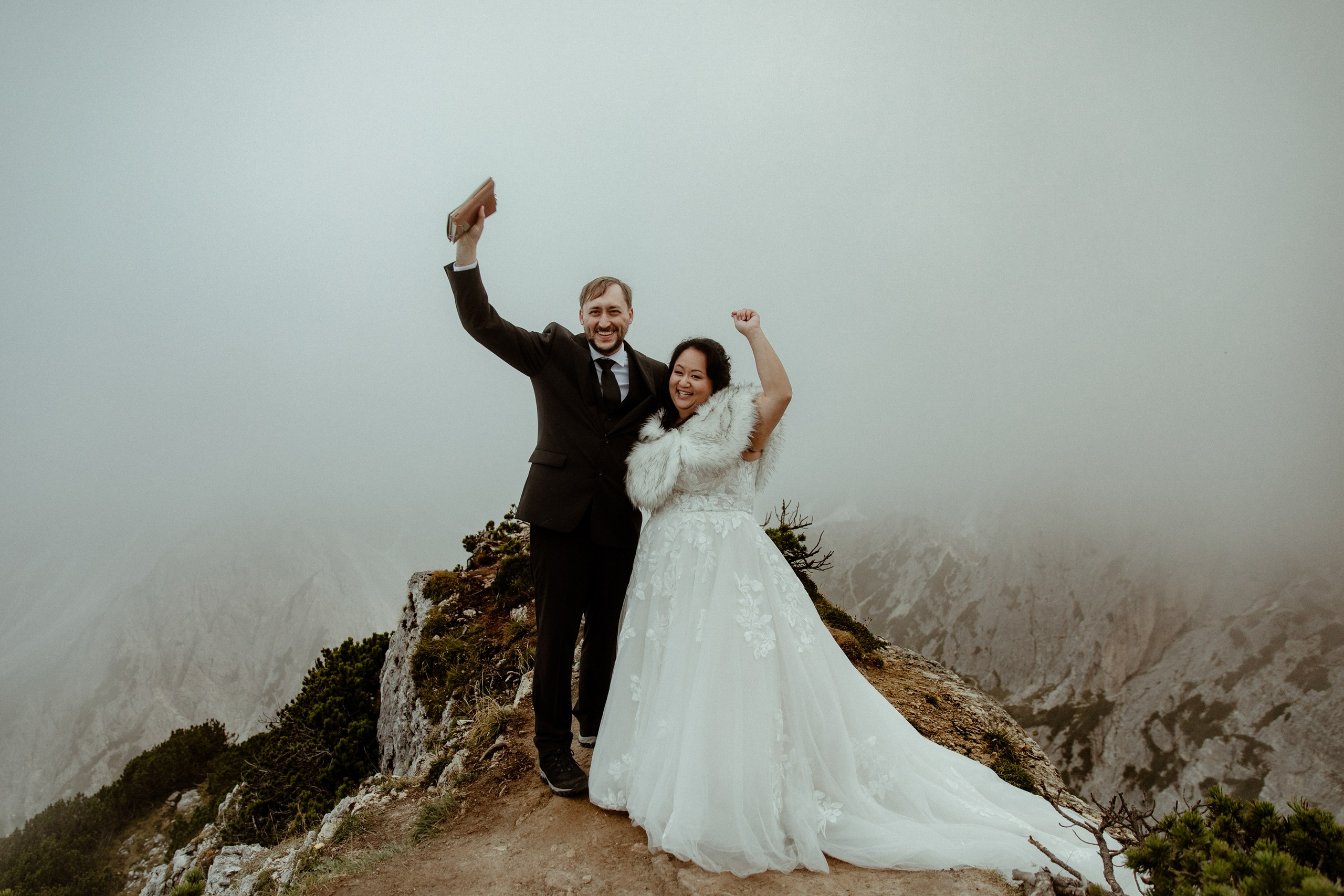 Secret Dolomites elopement at Lago di Braies & Cadini di Misurina | Best place to elope in Italy. Iceland elopement photographer & videographer