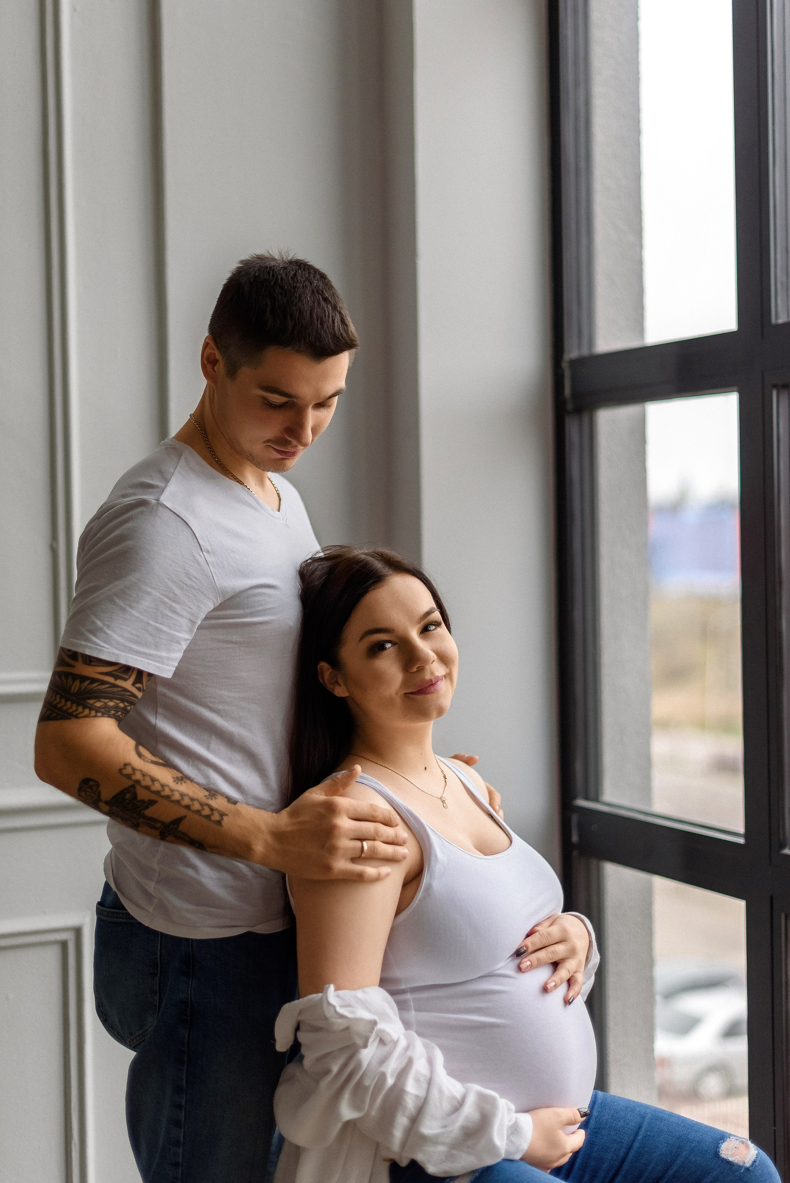 Ожидание. Евгения и Влад. Семейный фотограф и фотограф новорожденных в Вильнюсе Ирина Беленкевич