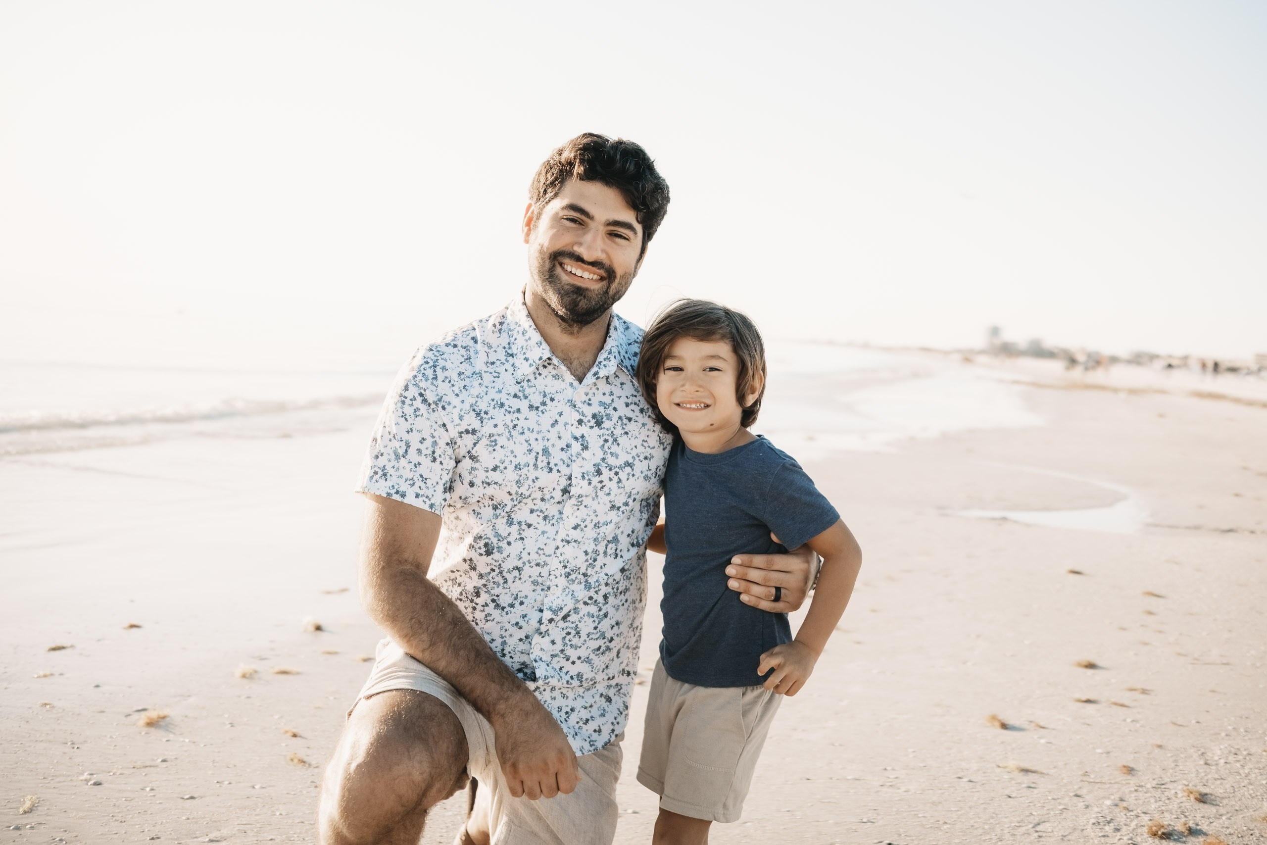 Sarasota, Siesta Key, family photographer, father and son