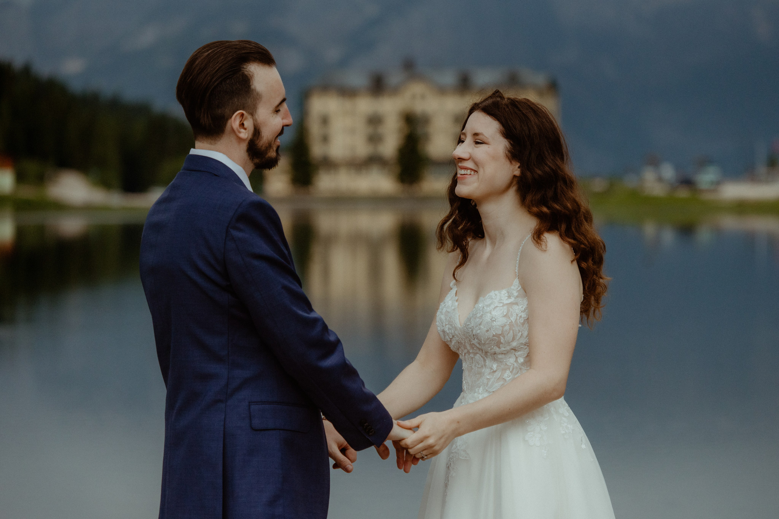 Italy elopement at Cadini di Misurina in Dolomites. Iceland elopement photographer & videographer