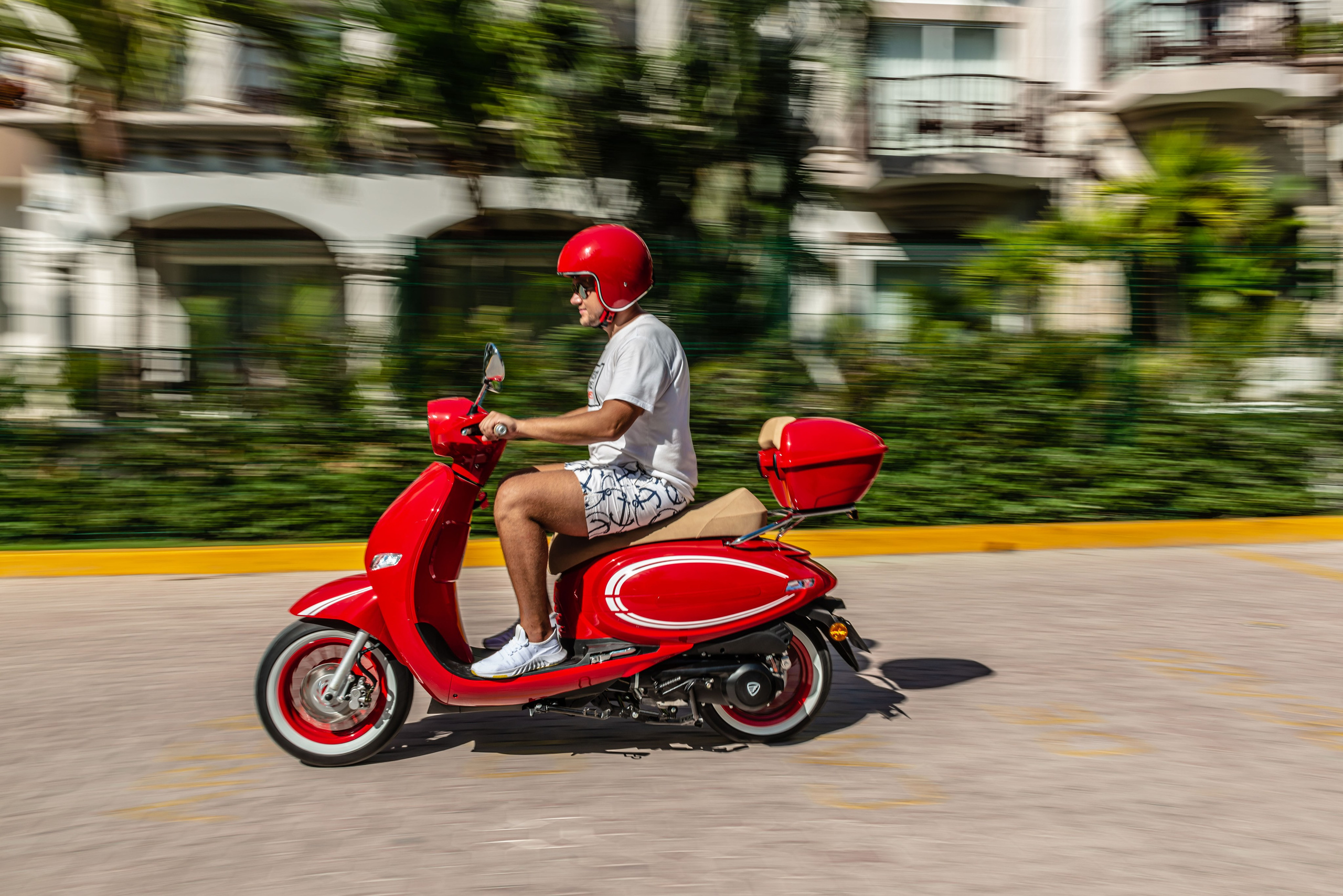 Scooter Photography for Rental Website in Mexico. PHOTOGRAPHER QUINTANA ROO