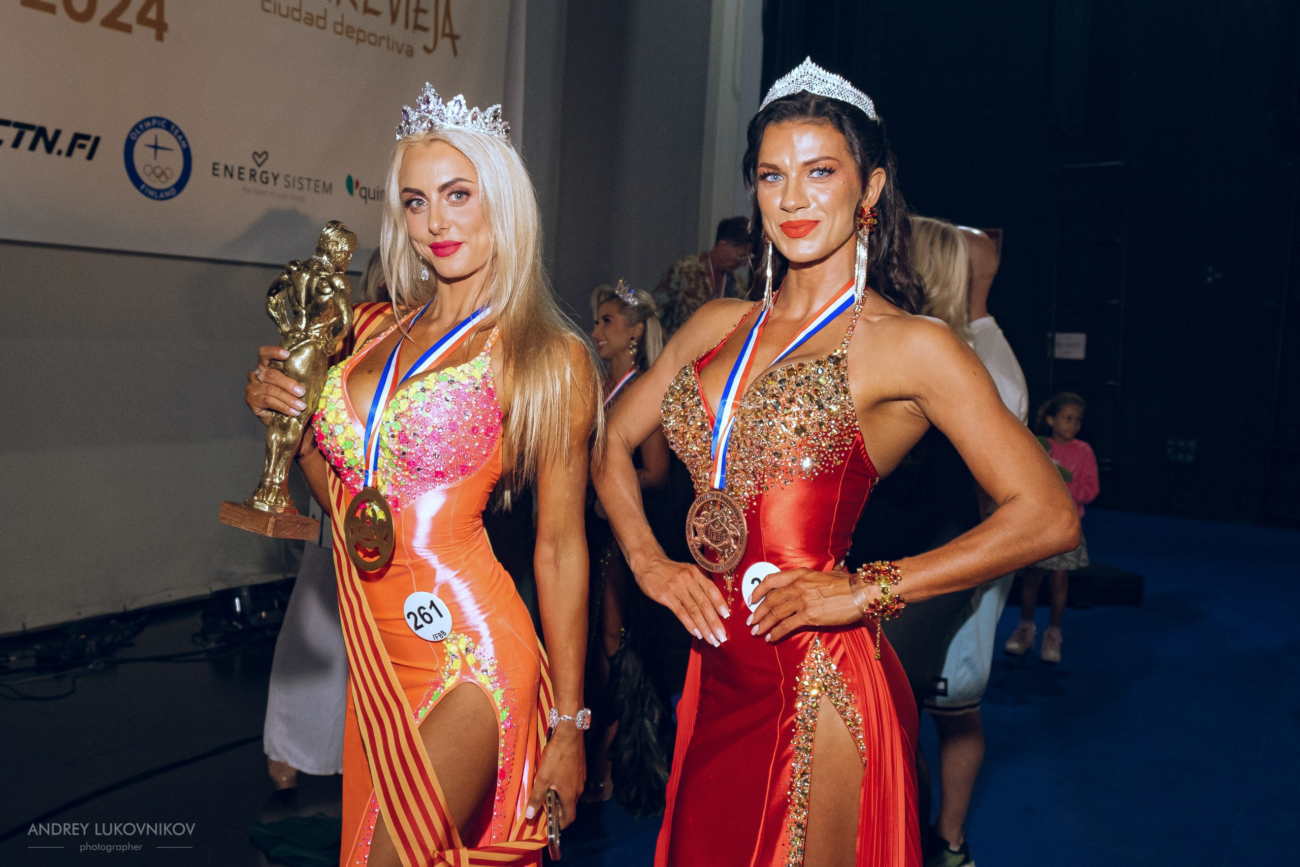 Sesión de fotos de la inscripción de las participantes de IFBB Miss Fit Model Europe 2024 en Torrevieja