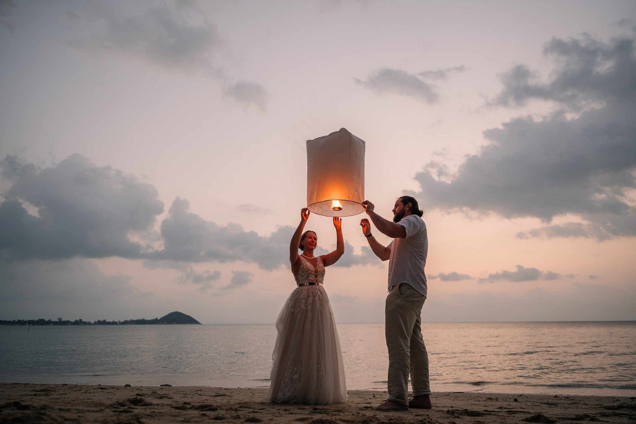 Buddhist + Western. Wedding on Koh Samui, Thailand