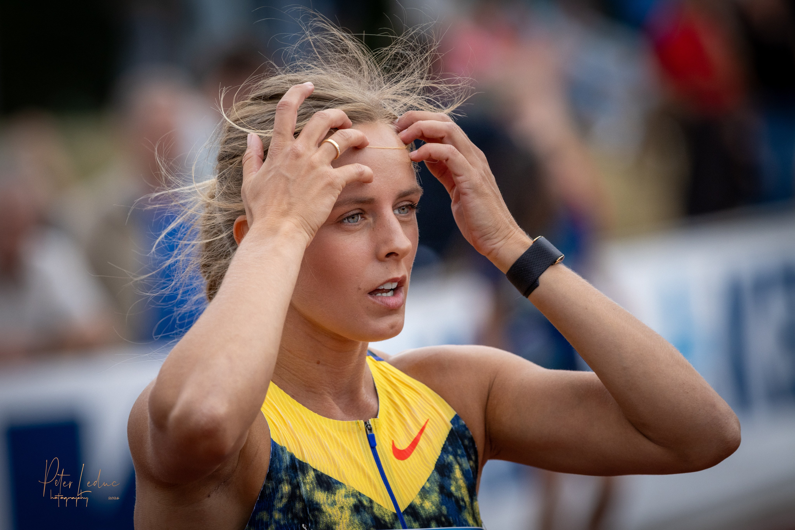 Nacht van de Atletiek. Peter Leduc is een passionele hobbyfotograaf uit België, gespecialiseerd in creatieve fotografie, visuele verhalen en unieke fotoprojecten