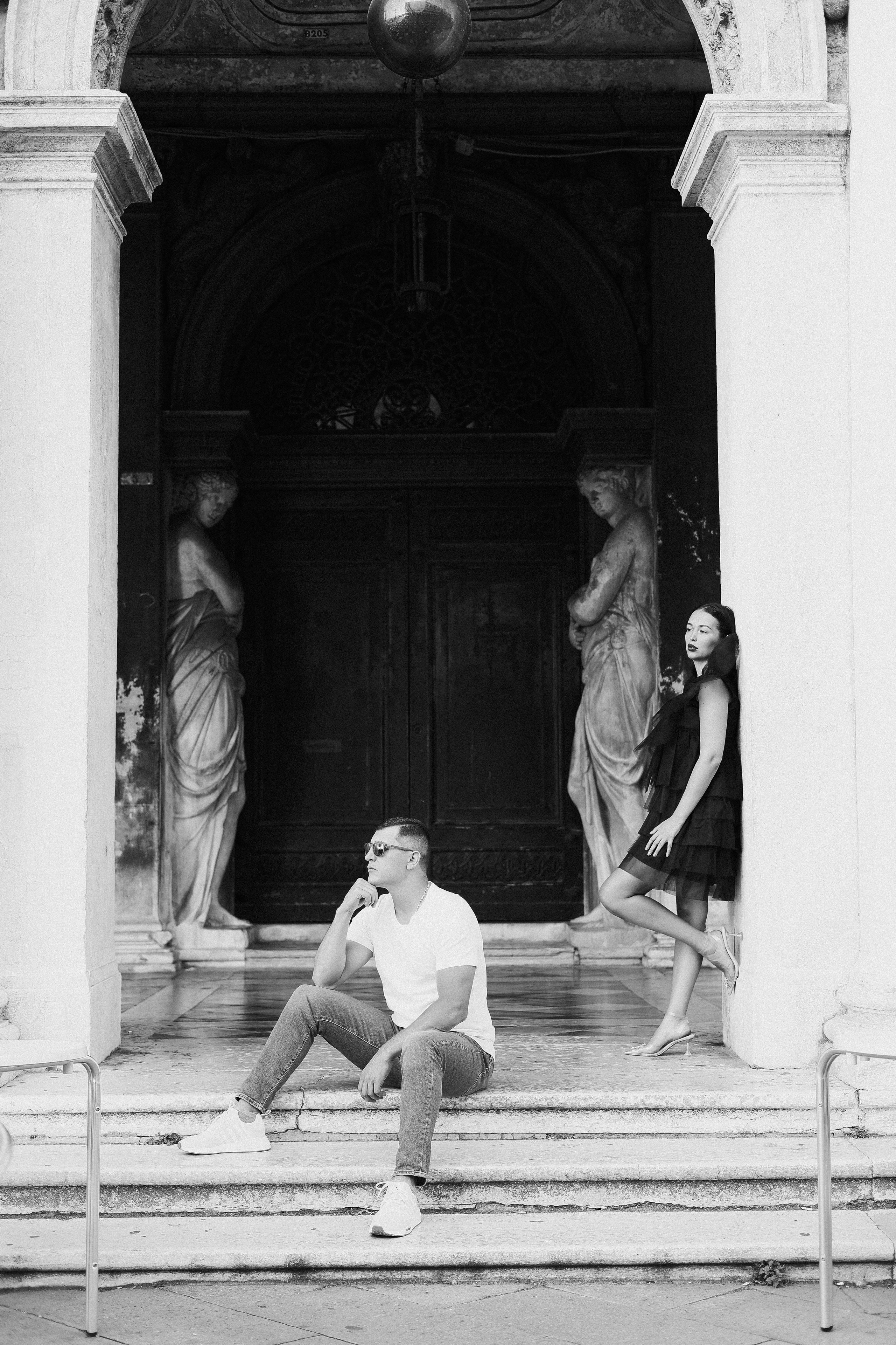 Morning photo shoot in magnificent Venice. Photographer in Venice, Viktoria Antonova