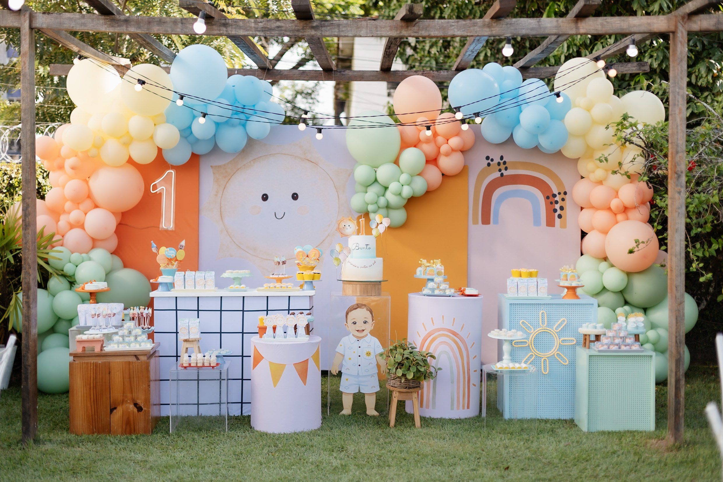 Bento 1 ano • Festa infantil em A Casa com Jardim | Fotografia de Família em Brasília e Recife. Fotógrafa em Brasília e Recife | Ensaios de família, gestante e festas infantis — Ize Fotografia