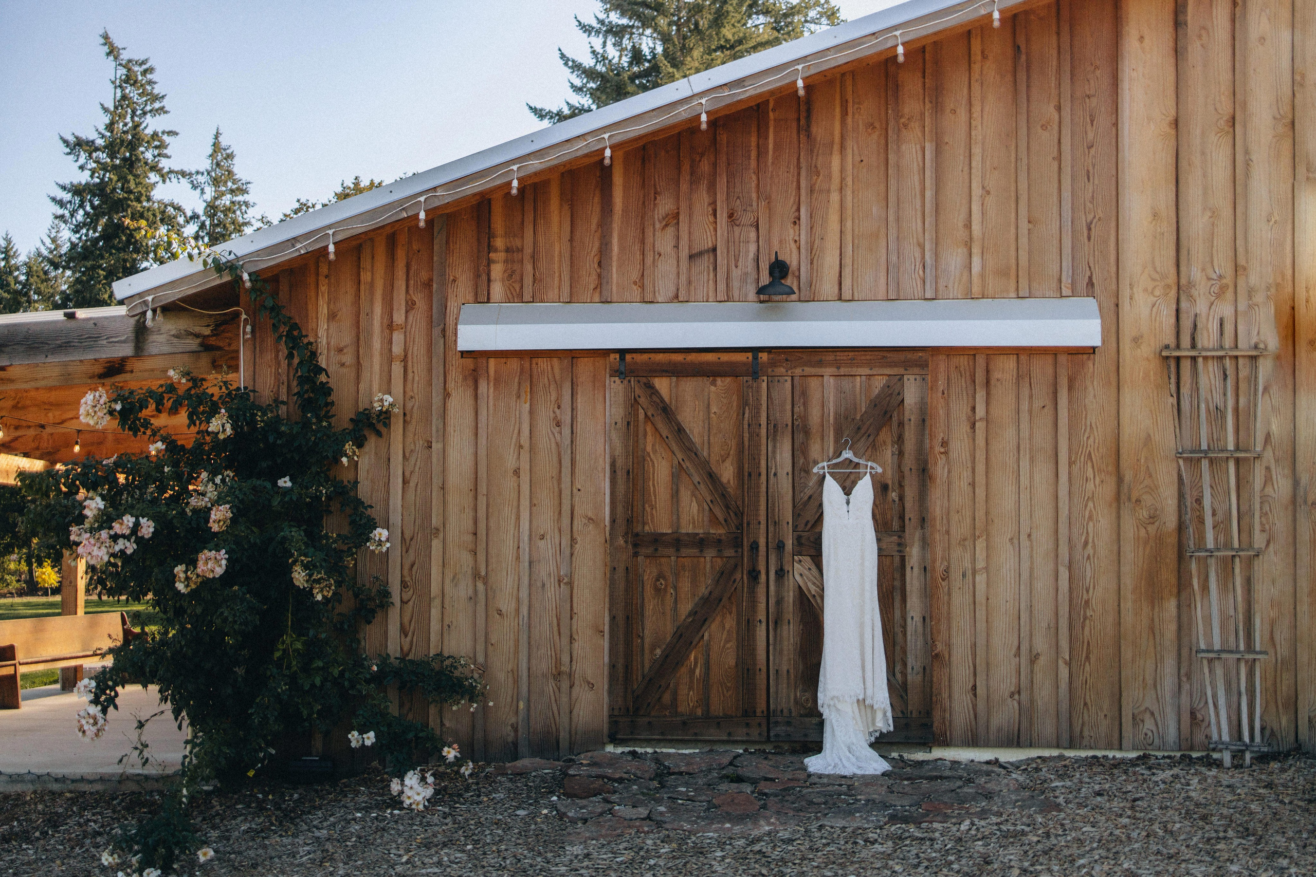 Jessie and Isaac on their wedding day in Portland, Oregon – a genuine moment of joy captured by photographer Georgy Shishkin in a romantic outdoor style, reflecting the charm of Portland & Seattle wedding photography.
