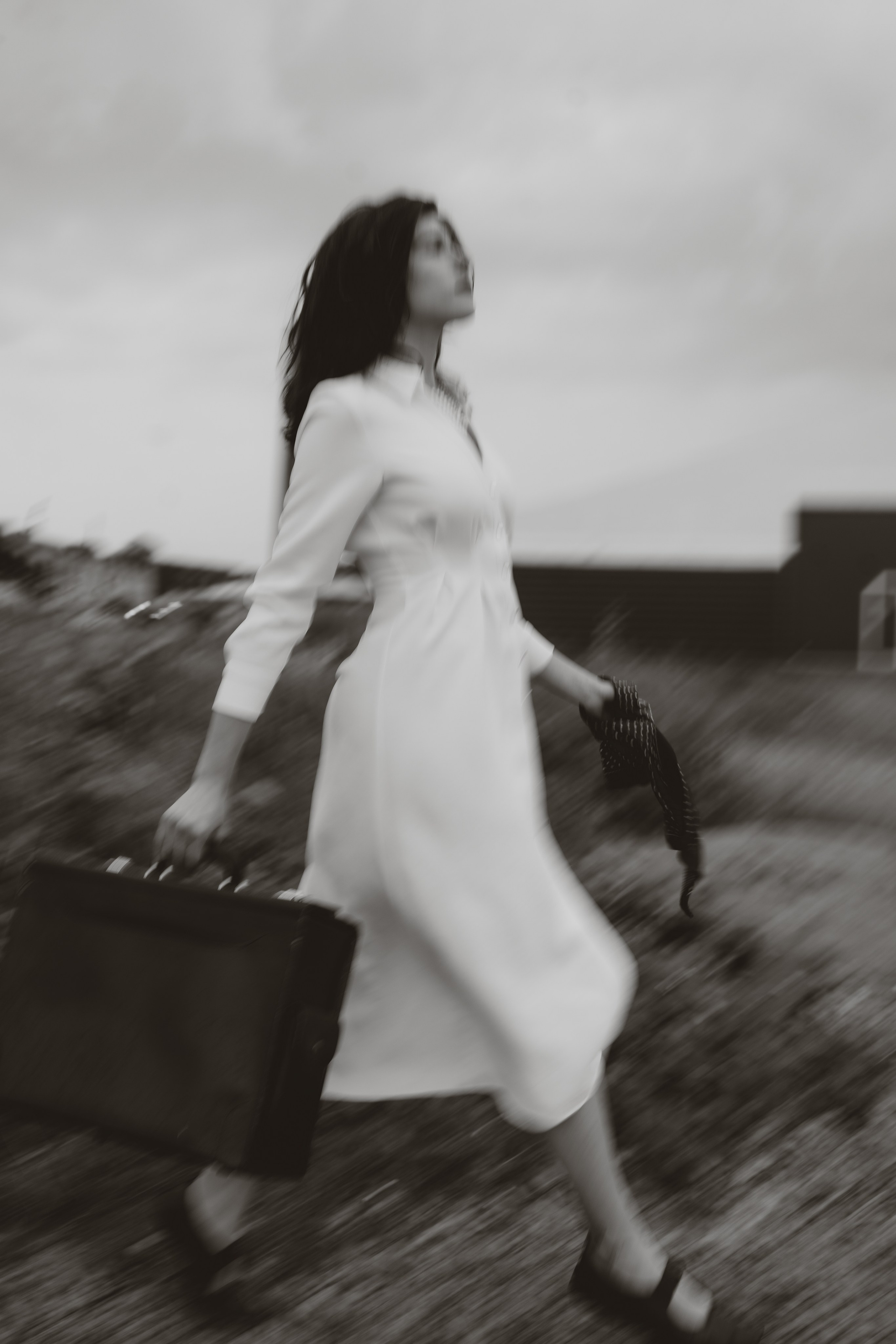 The heavy baggage she left behind. Anna Chekryshova — Authorial Portrait Photographer in Tallinn