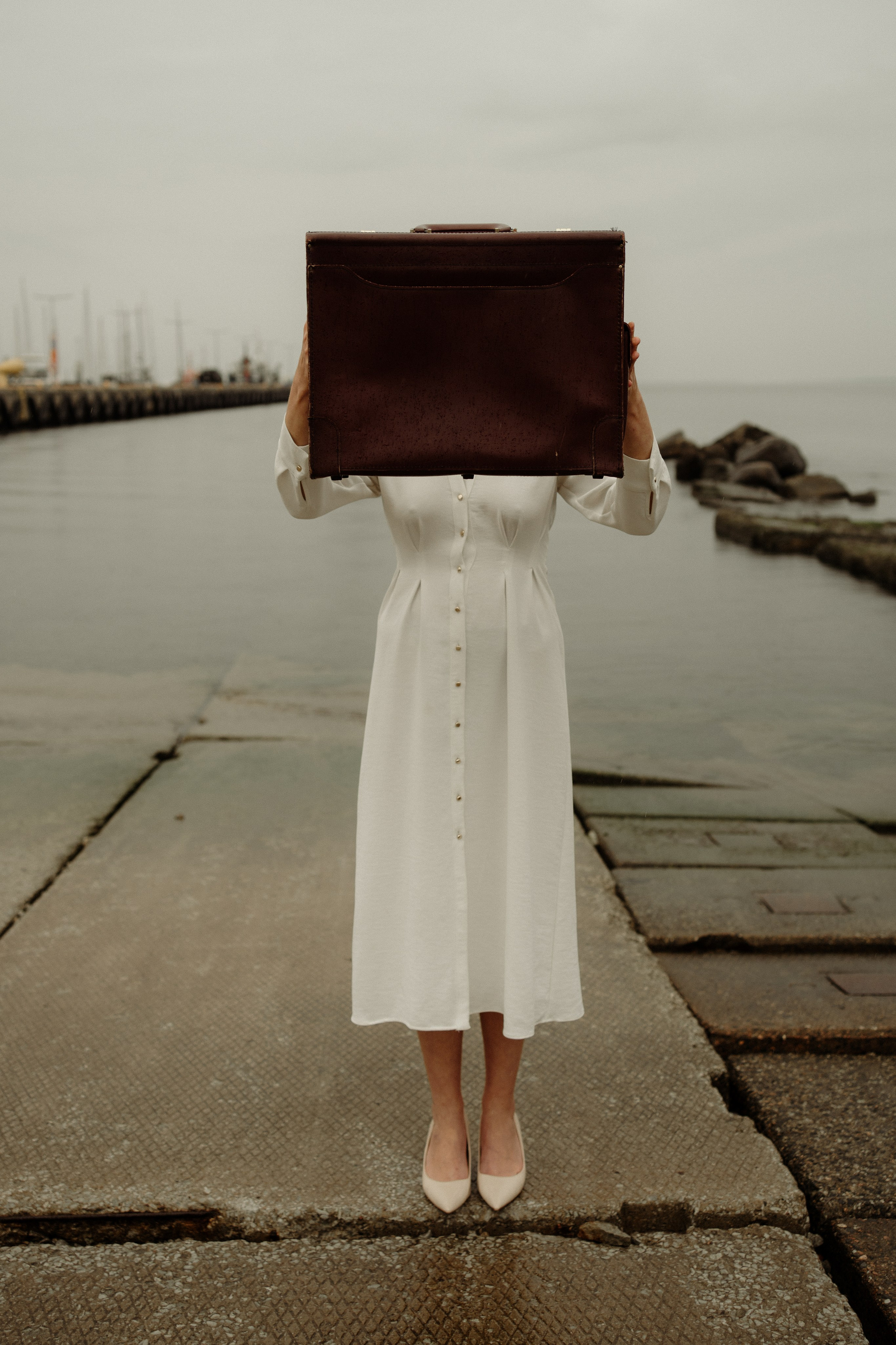 The heavy baggage she left behind. Anna Chekryshova — Authorial Portrait Photographer in Tallinn