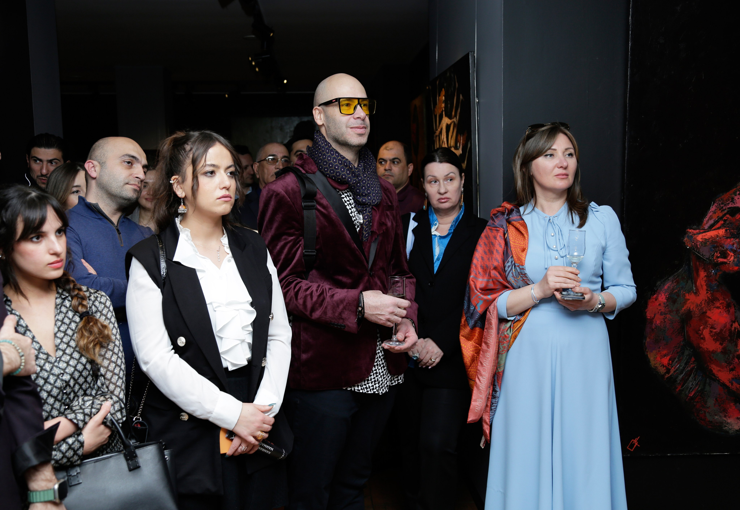 Photo report of “Interpretation” solo exhibition of Kamran Mammadov. KAMRAN MAMMADOV ART