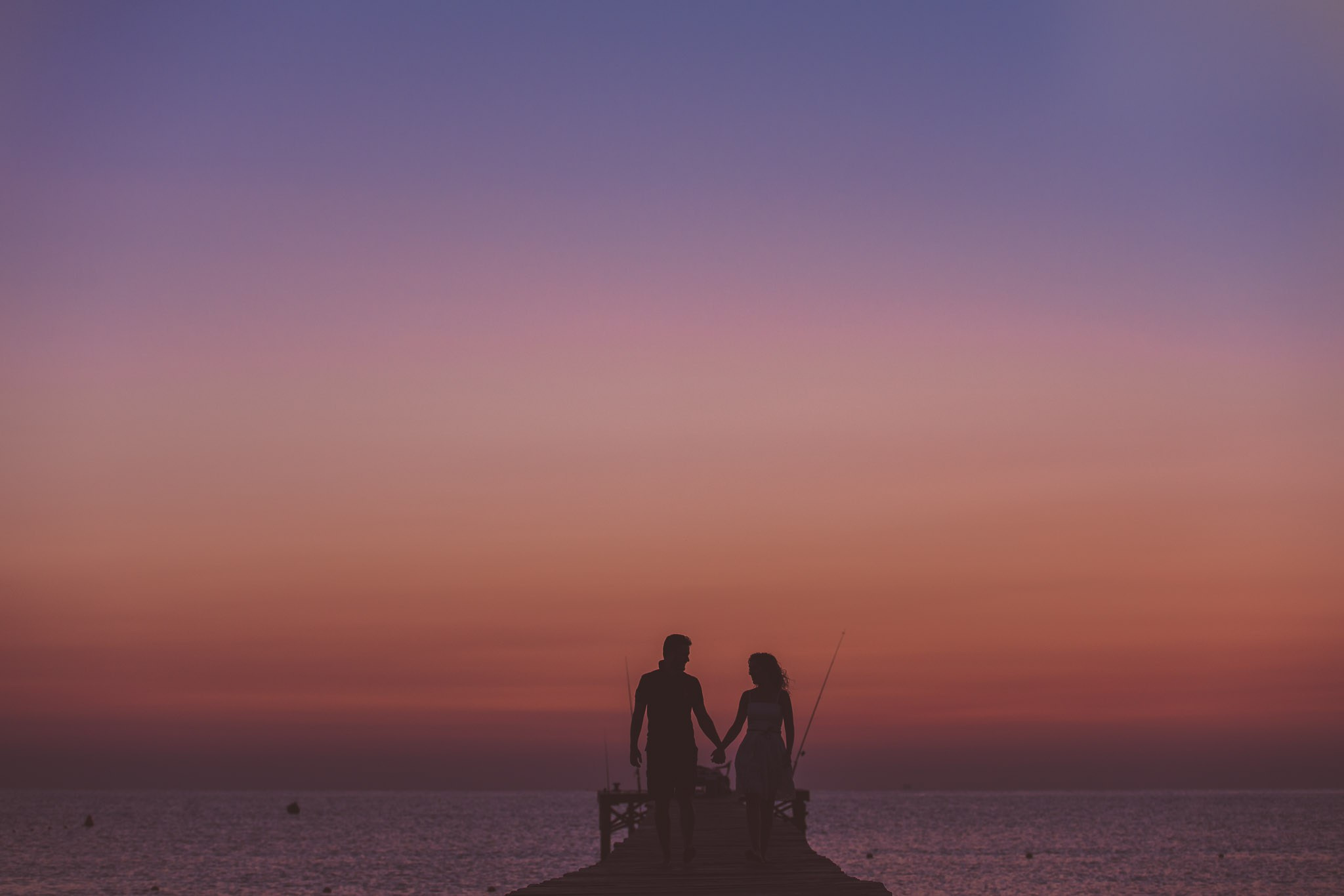 Waking up early for a Sunrise photo session is a great option for your Mallorca Destination Wedding