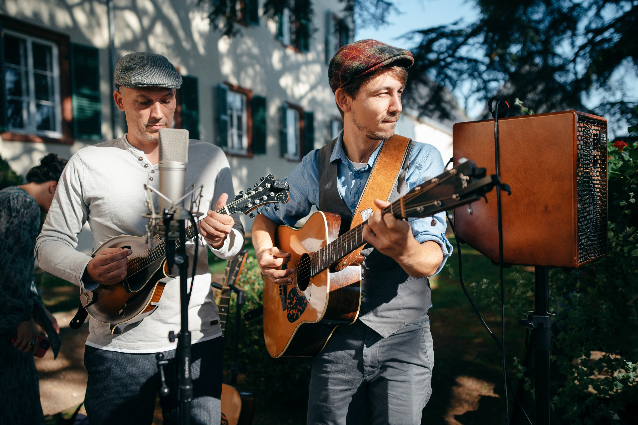 Live-Musik bei einer romantischen Hochzeit im Schloss Bad Homburg