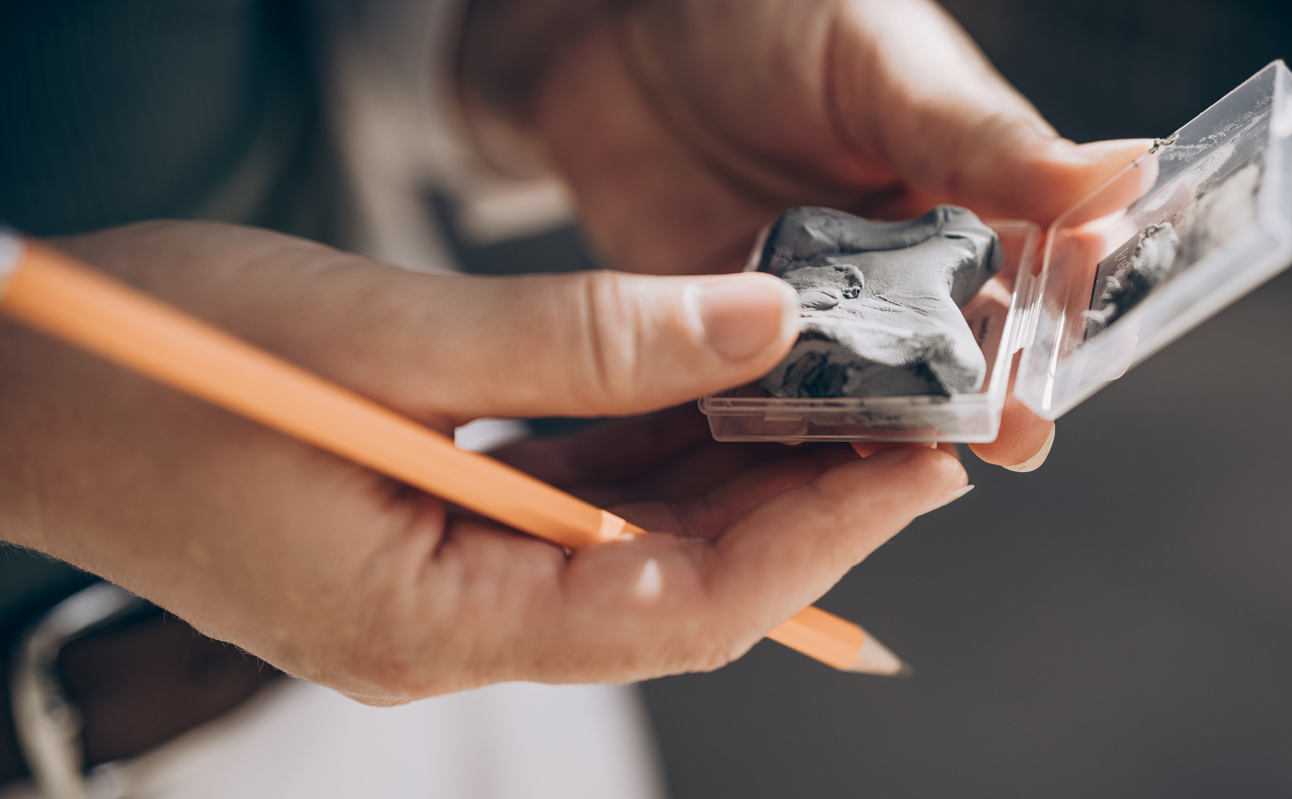 Painter at work. Photographer in Mallorca