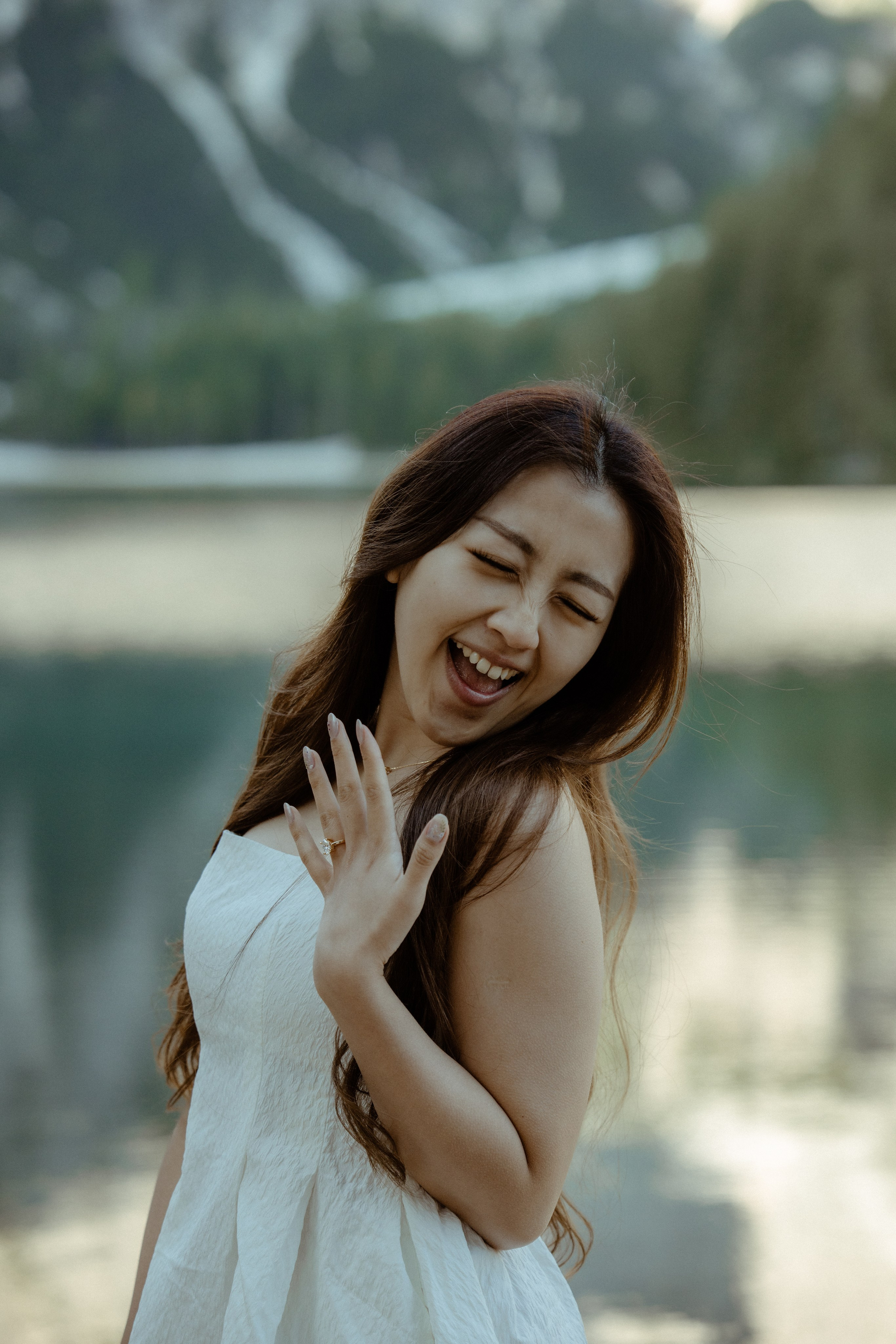 Sunrise proposal at Lago di Braies | Dreamy engagement in the Dolomites. Iceland elopement photographer & videographer