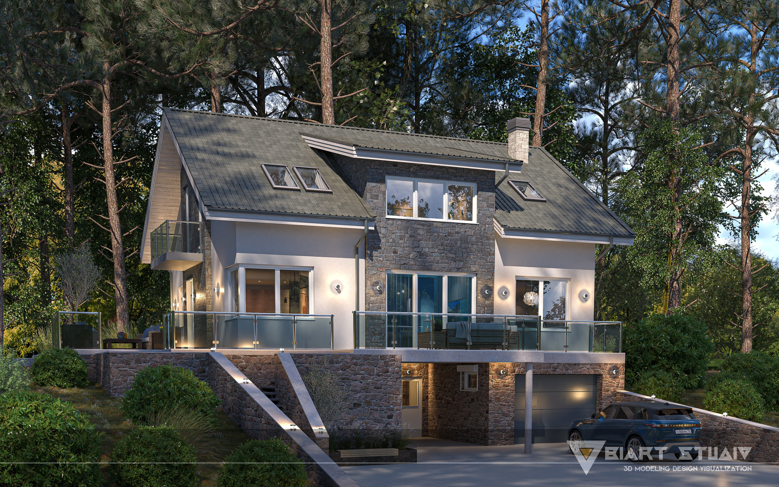 Архитектурная визуализация. Дизайн и визуализация