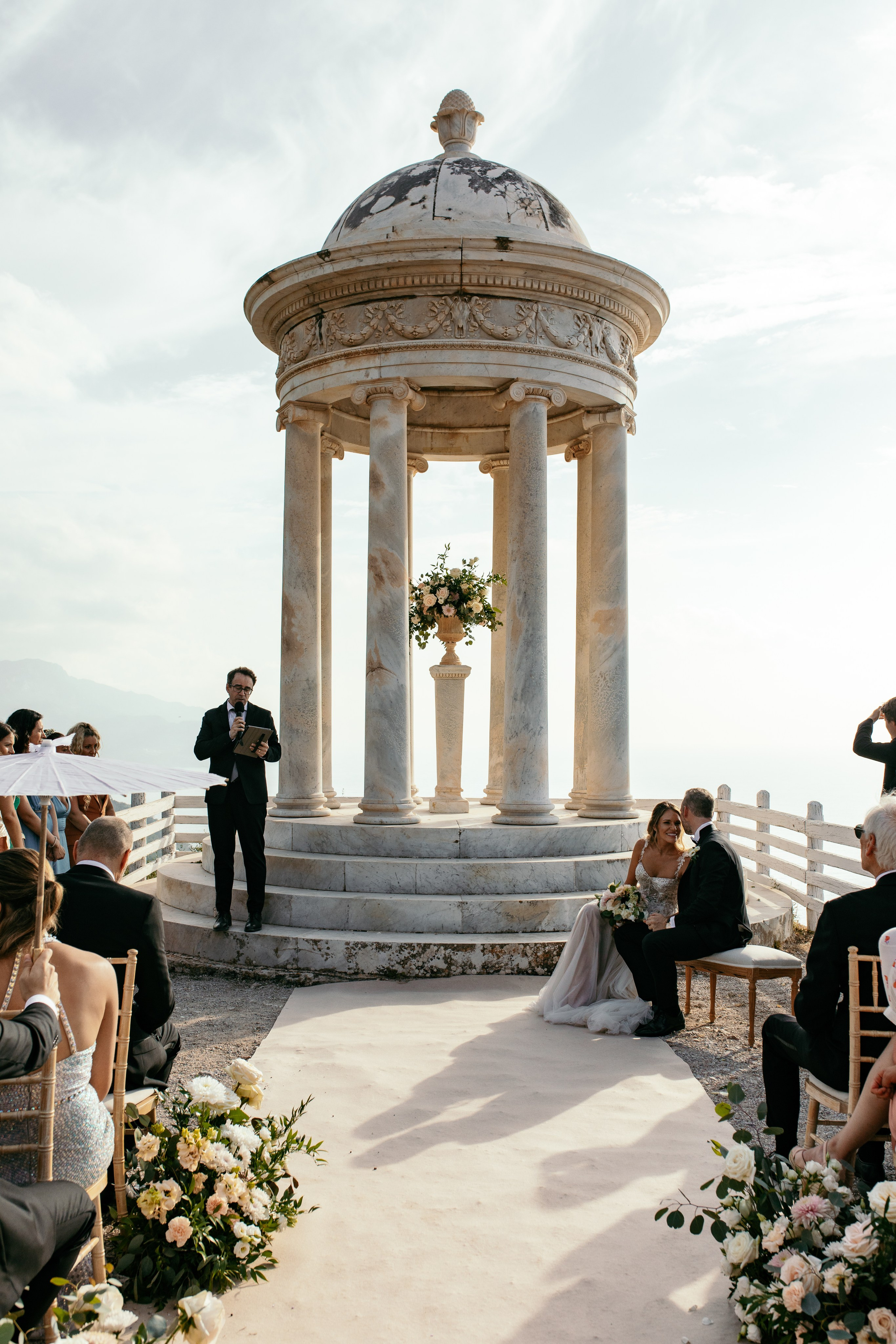 Wedding Ceremony in Son Marroig. Wedding Celebrant in Mallorca Iban Collin