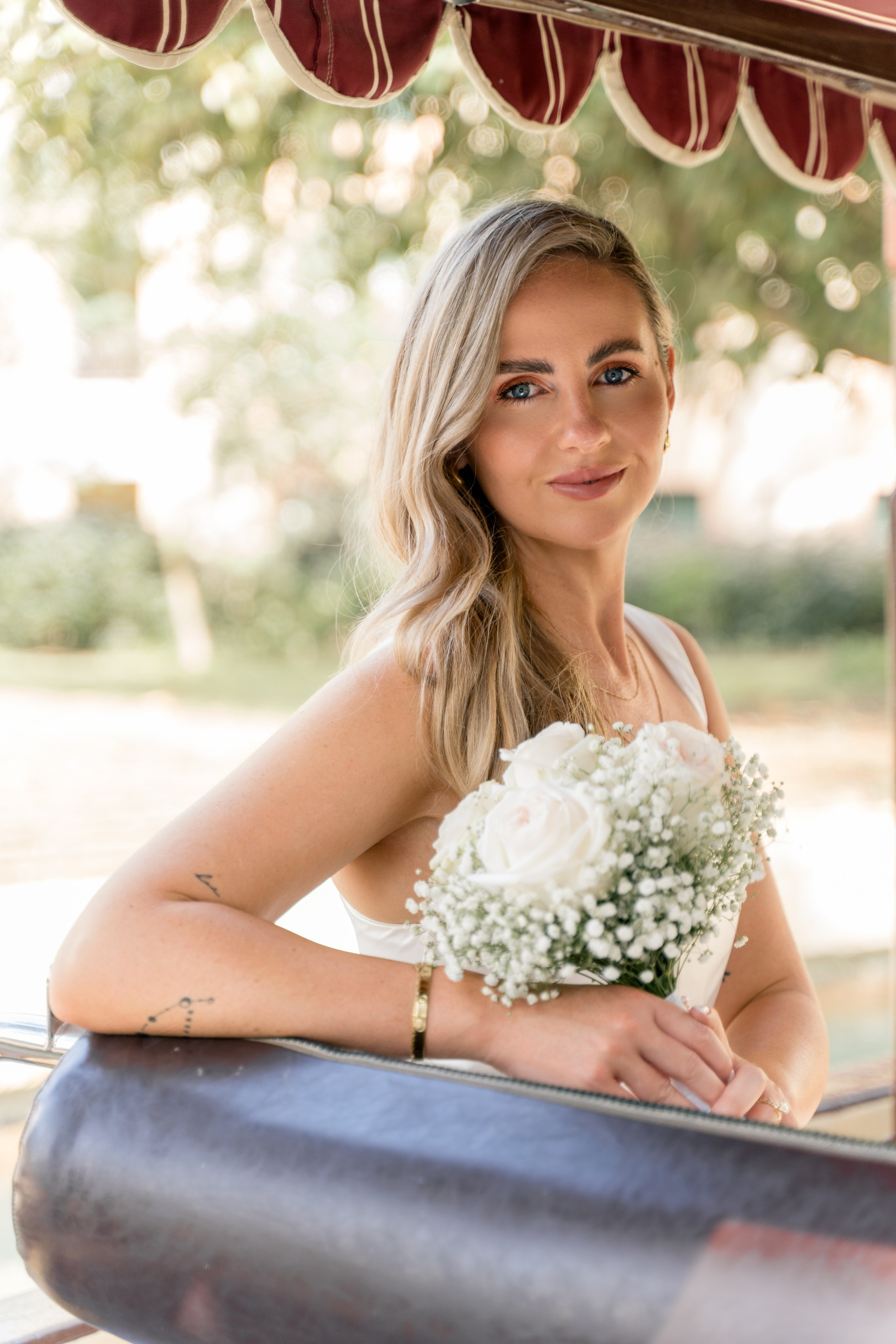 Bride portrait during wedding photoshoot in Abu Dhabi
