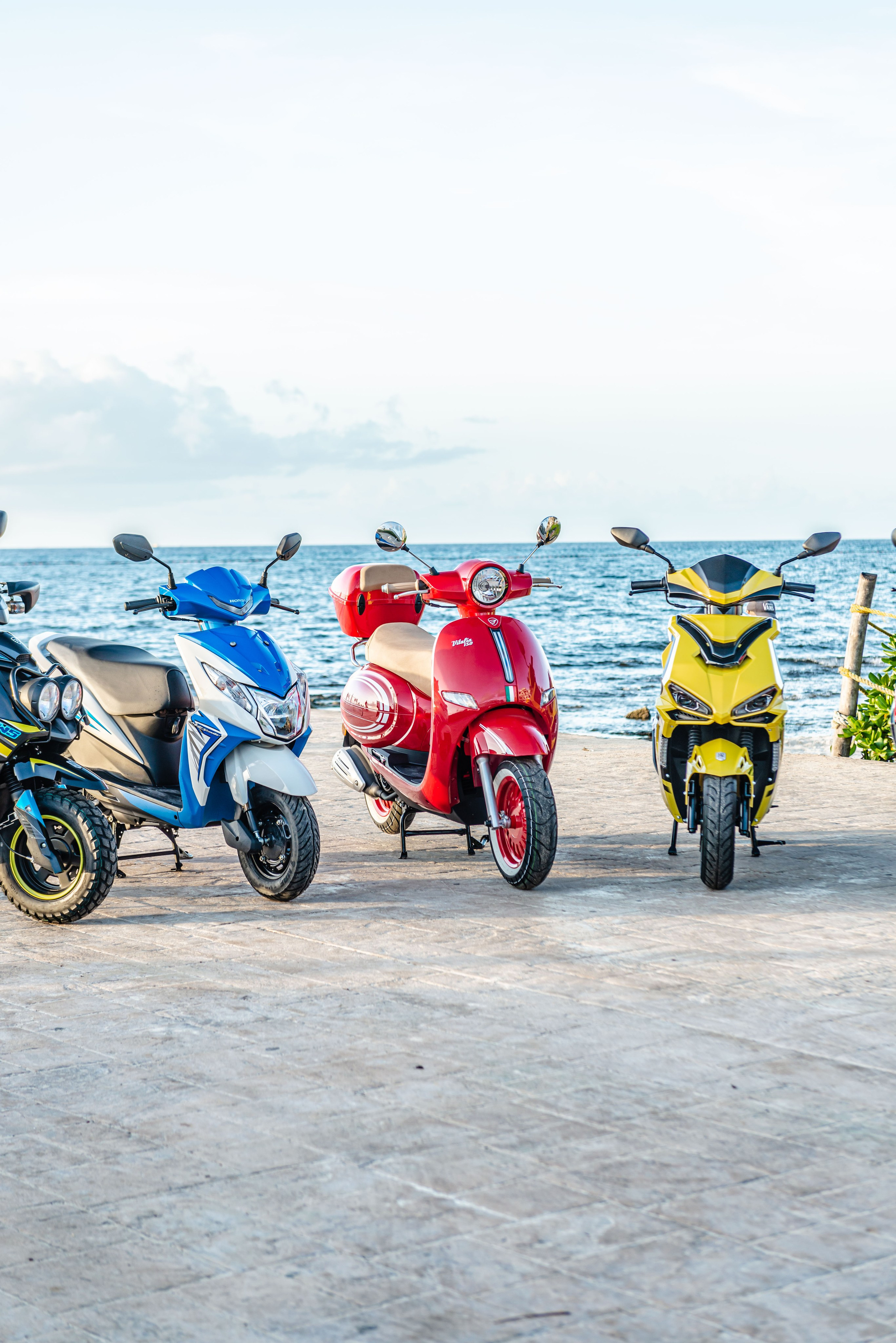 Scooter Photography for Rental Website in Mexico. PHOTOGRAPHER QUINTANA ROO