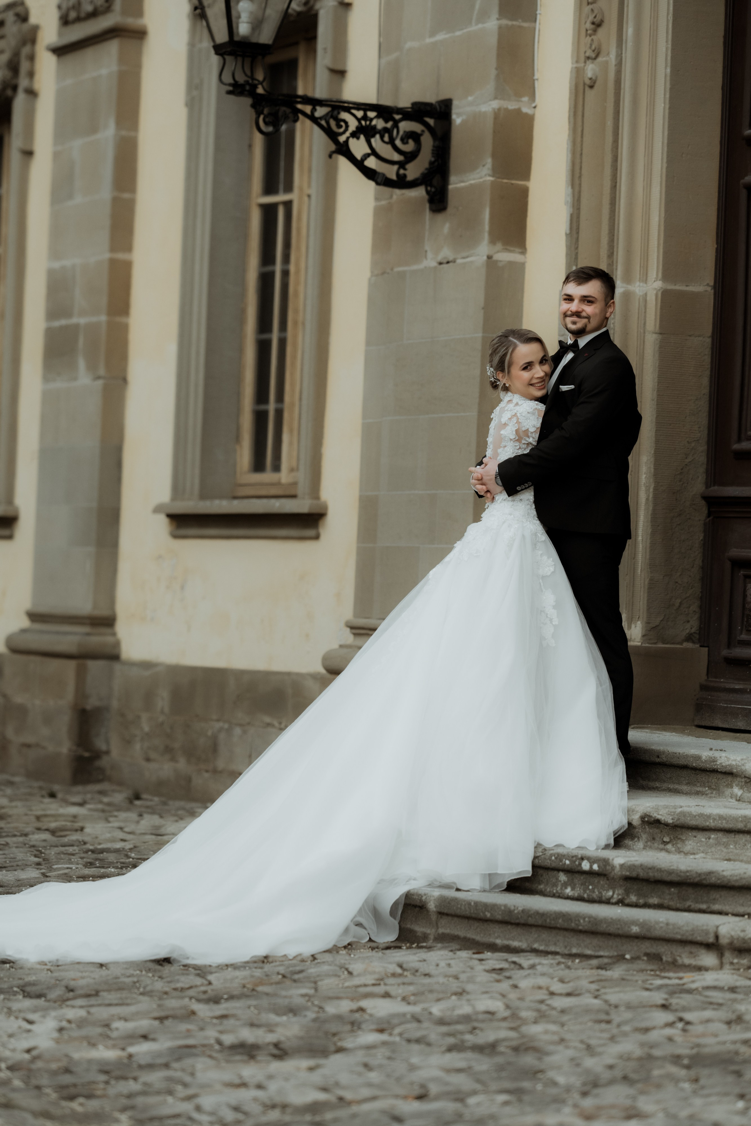 Hochzeit von Celine und Felix im Schloss Schilingsfürst. Anna Saribekyan – Beste Hochzeitsfotografin in Würzburg, Top 10 in Deutschland