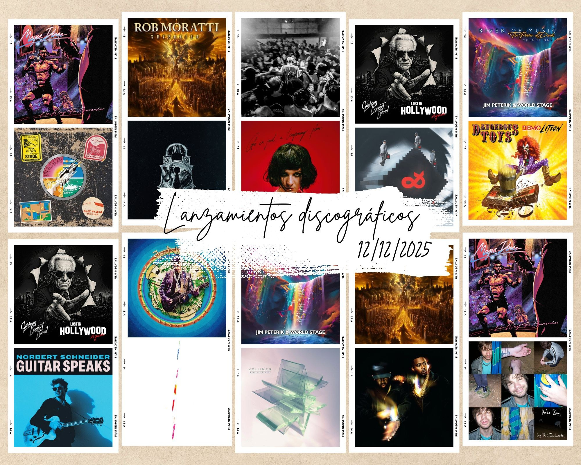 Nuevos lanzamientos musicales el 12 de diciembre de 2025: Pink Floyd, Lord of the Lost, Volumes y más | FOTKAI