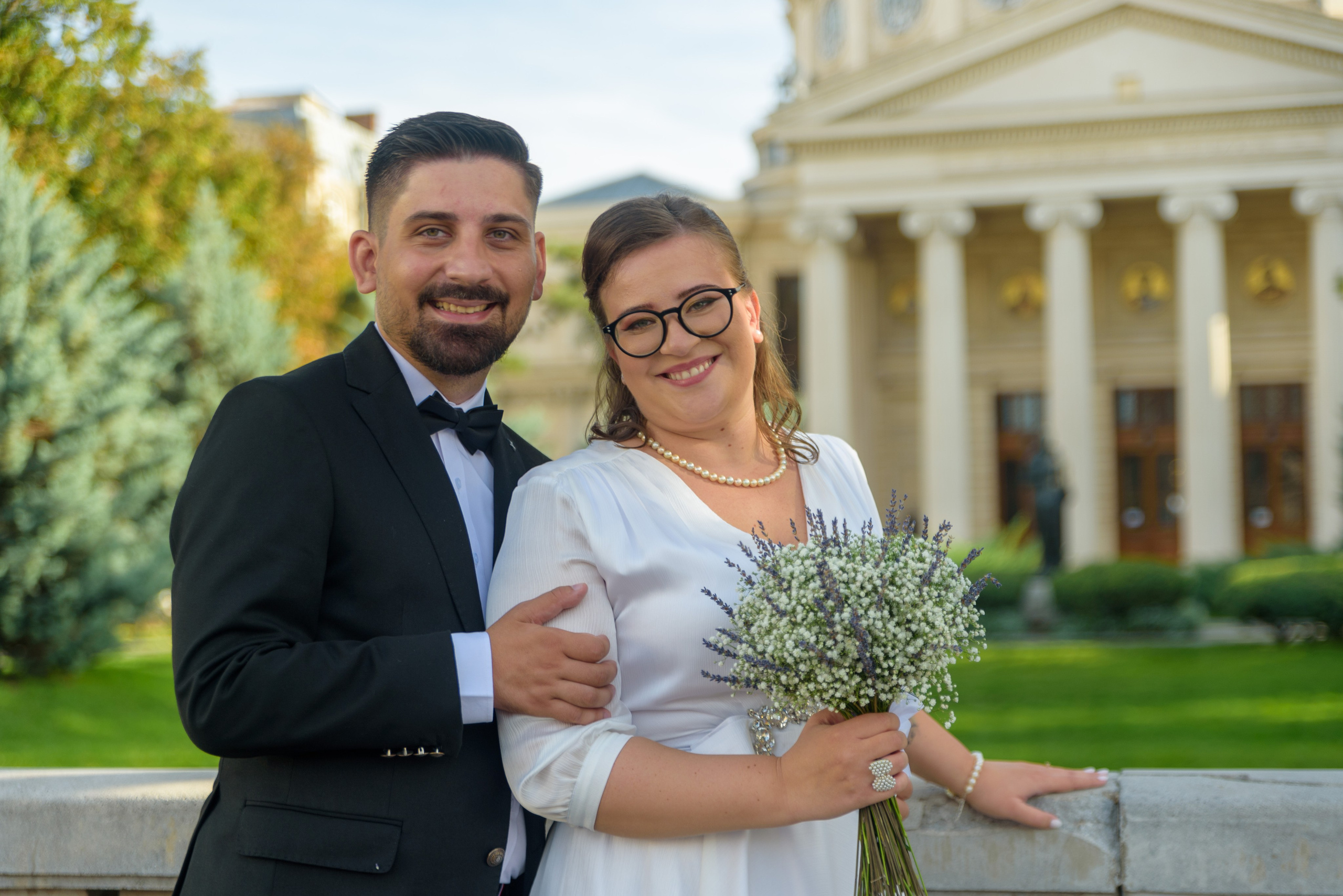 Sedinta foto cuplu Ateneu Bucuresti