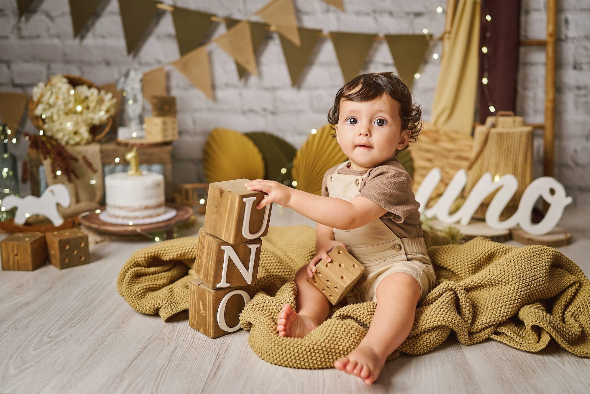Sesión de fotos de bebé en estudio Tenerife