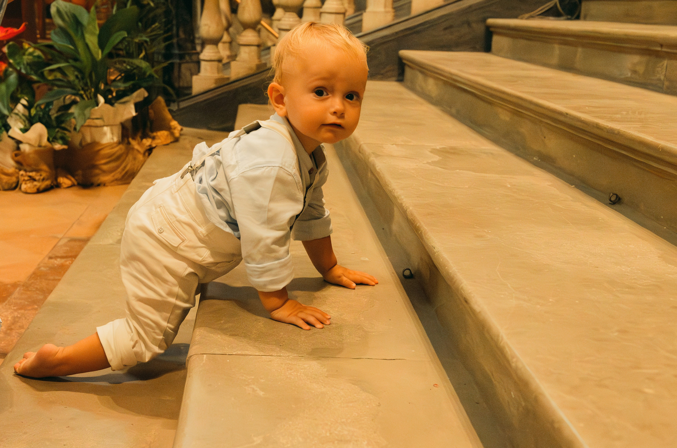 Baptism ceremony in Milan photo session