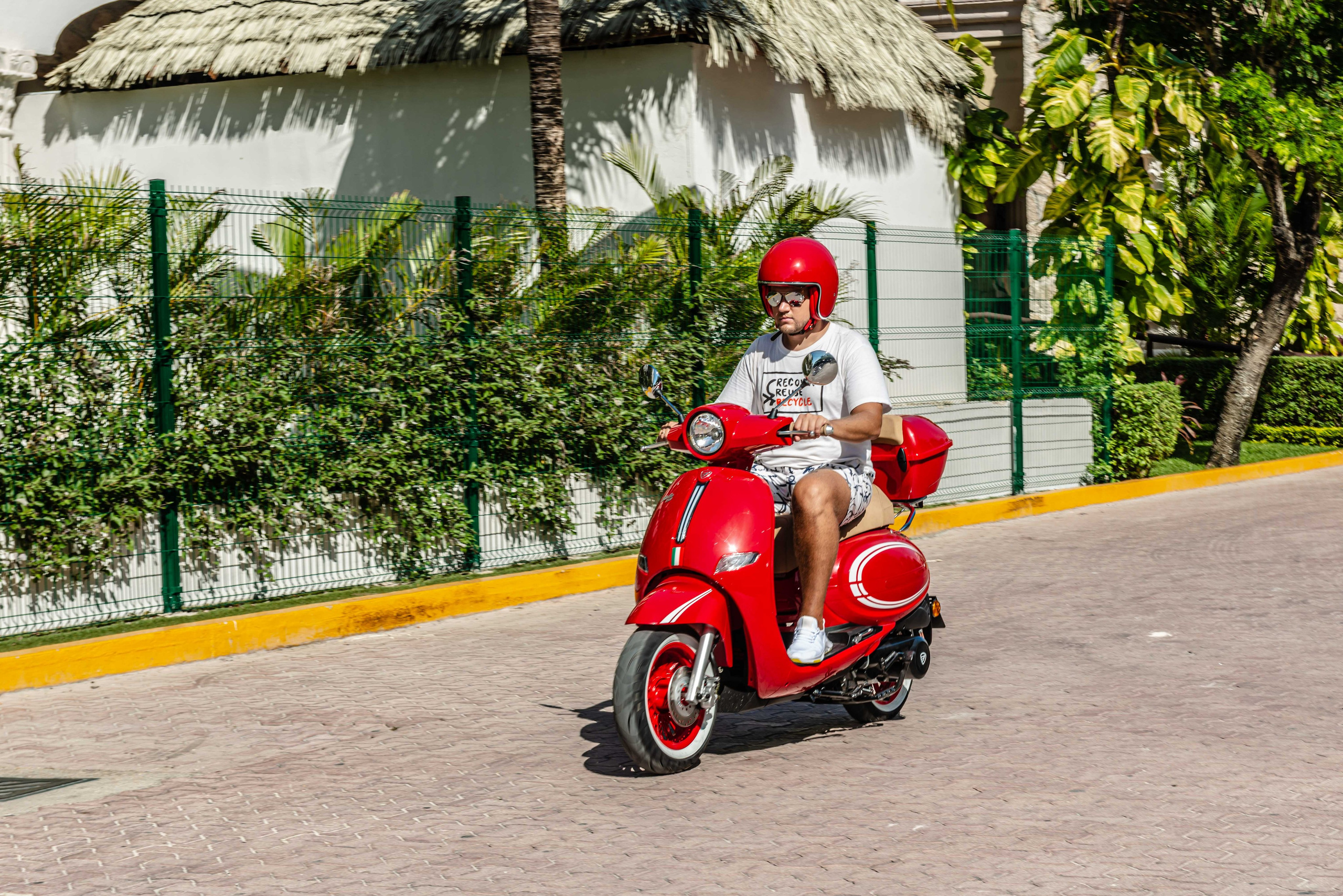 Scooter Photography for Rental Website in Mexico. PHOTOGRAPHER QUINTANA ROO