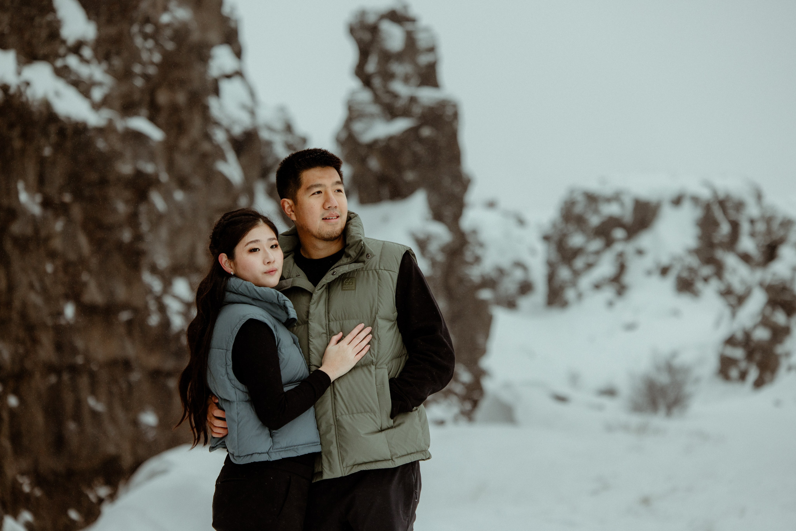 Aditya+Jessica | Winter adventures in Iceland. Iceland elopement photographer & videographer