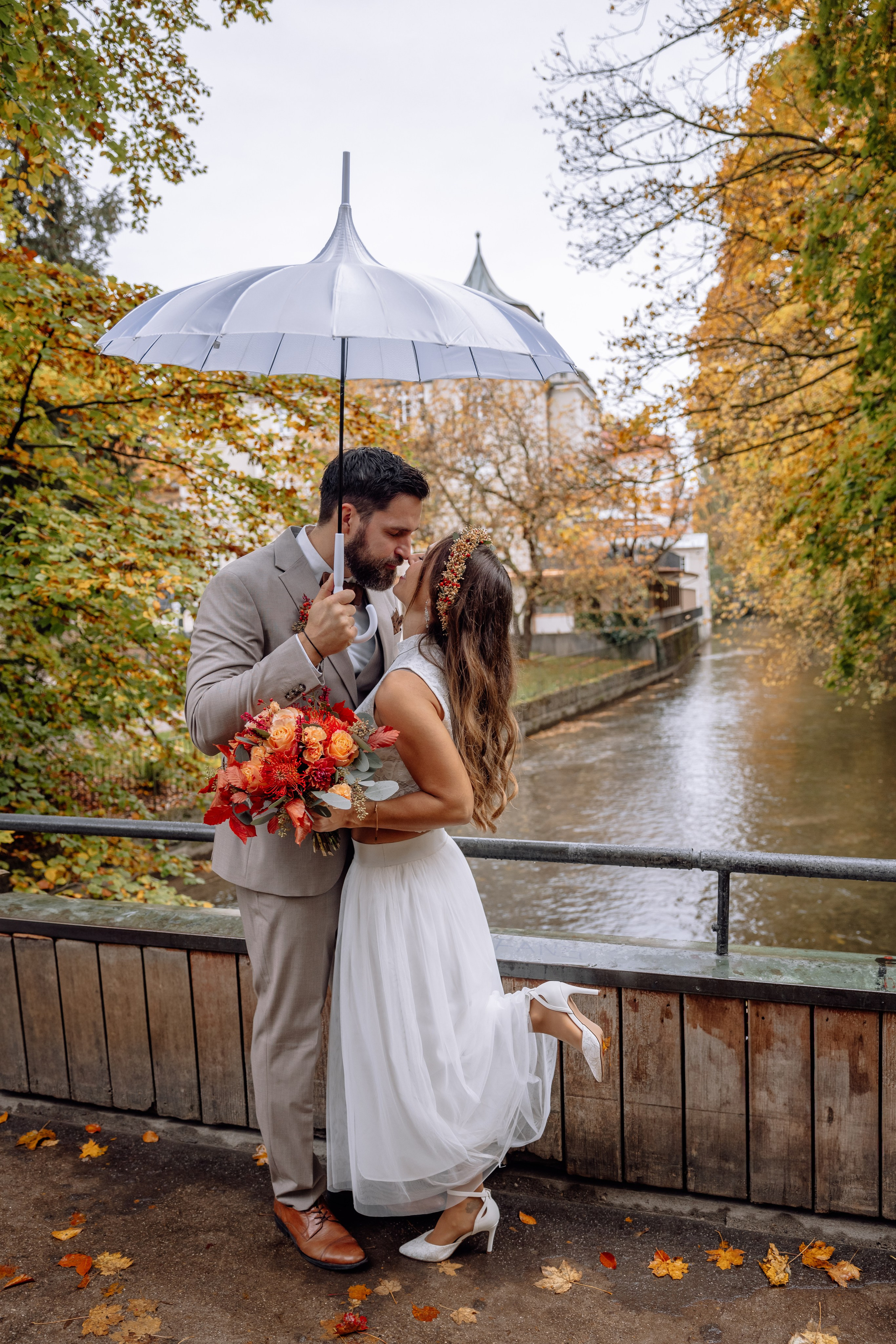 Herbsthochzeit im Standesamt Schwabing. Hochzeitsfotograf München Taufe Familienfotograf Tanja Mauke