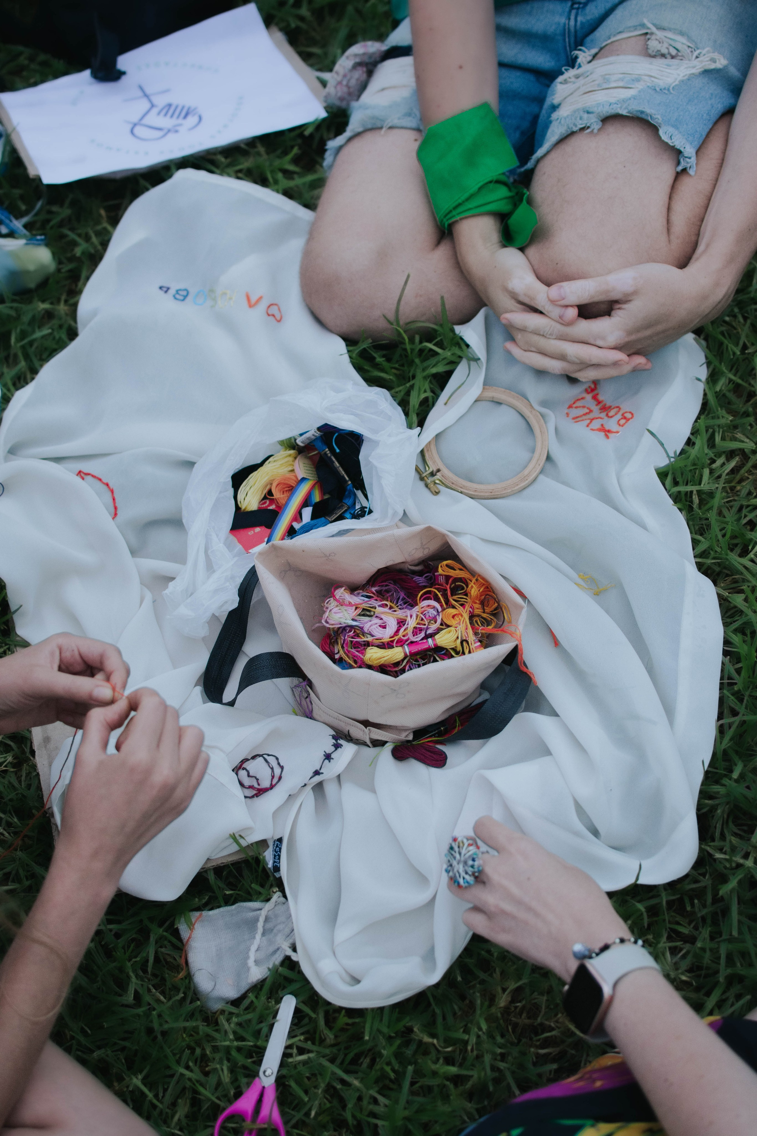 The Women’s March and our embroidery action. Reportage. Buenos Aires. Photographer @elmirkami in the city of Buenos Aires